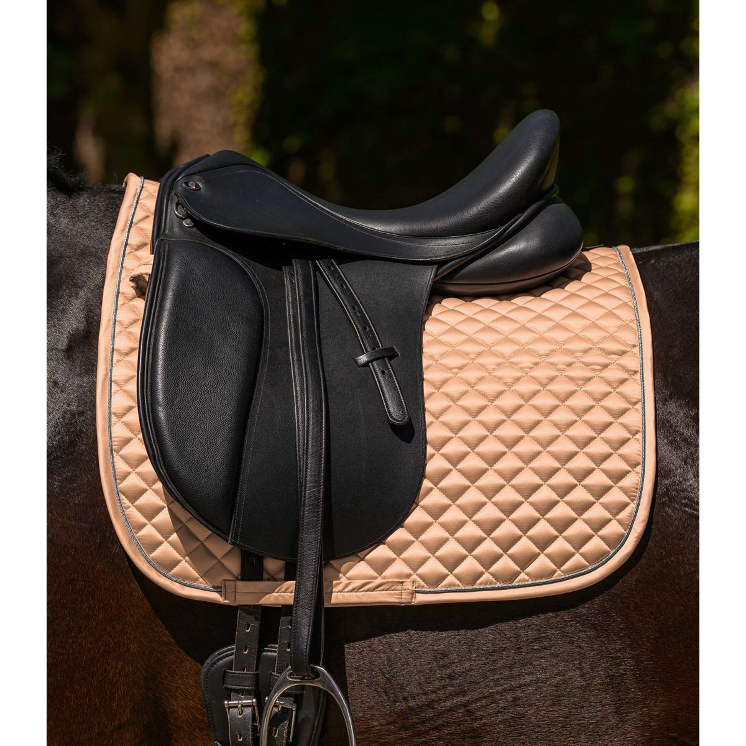 Waldhausen Saddlepad Felix Glam Dressage Peach