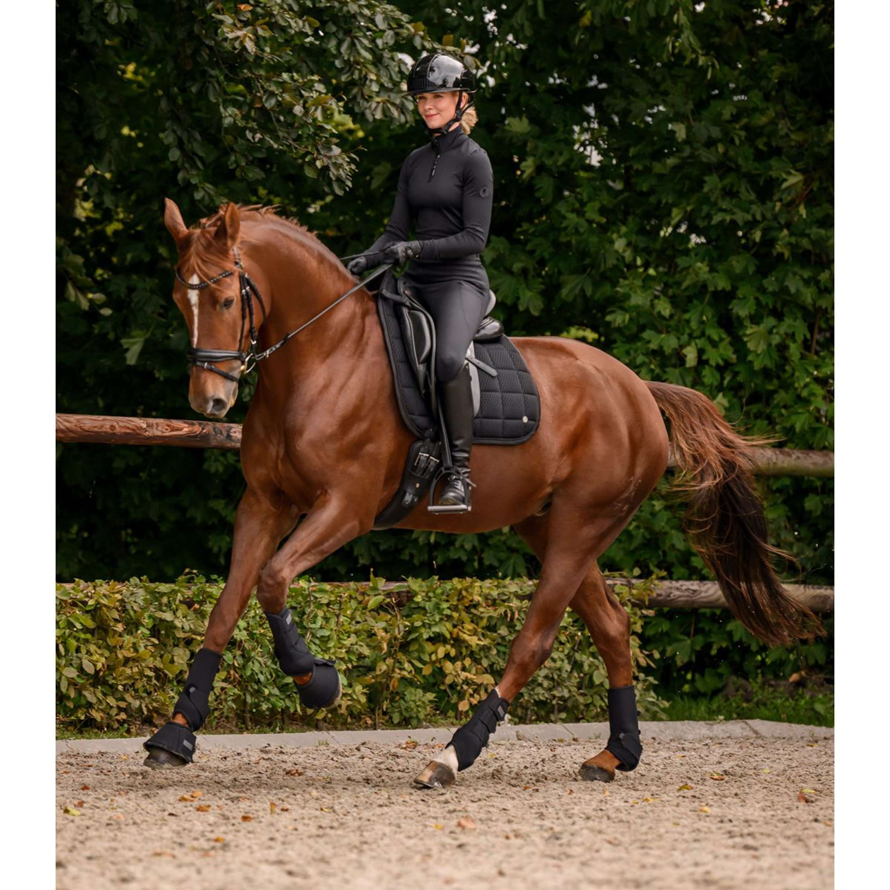 Waldhausen Saddlepad Breath Performance Dressage Black