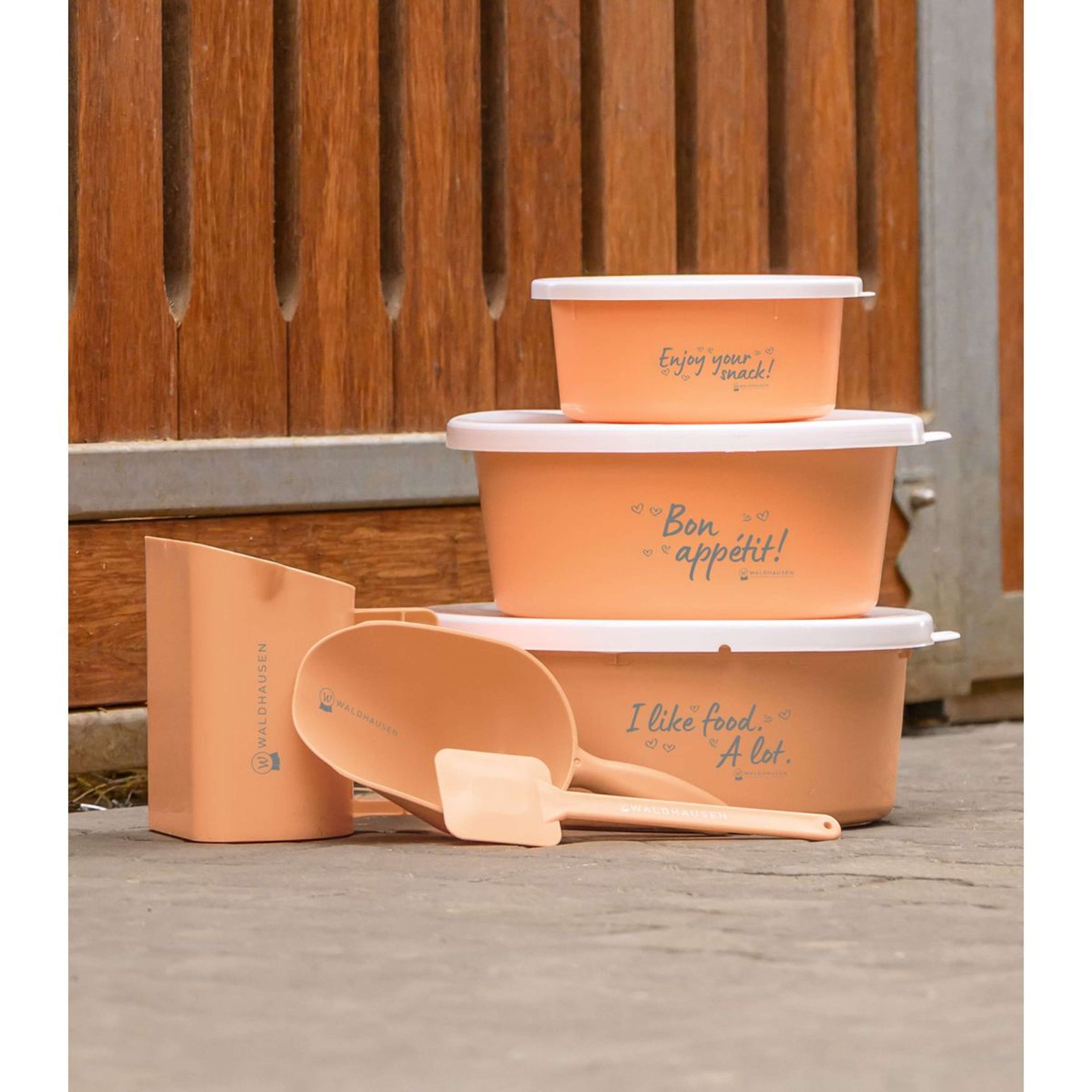 Waldhausen Food Bowl Enjoy your snack Peach