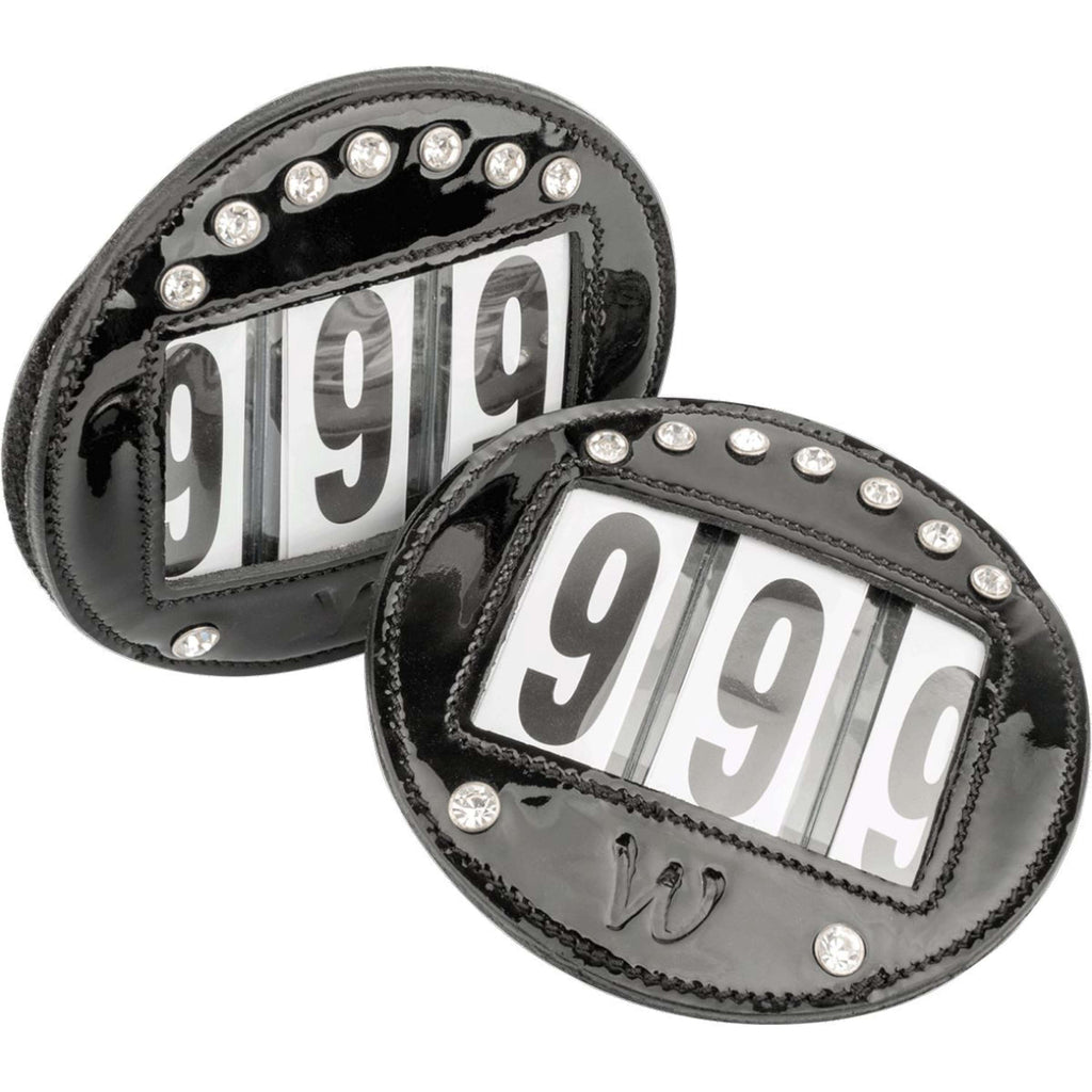 Waldhausen Start Number Patent Leather Black