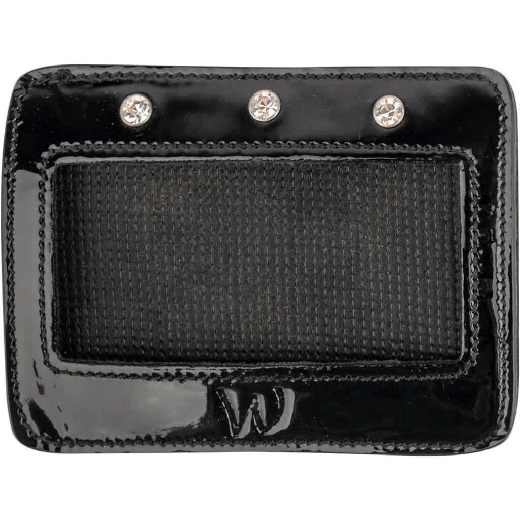 Waldhausen Start Number Patent Leather Rectangular Black