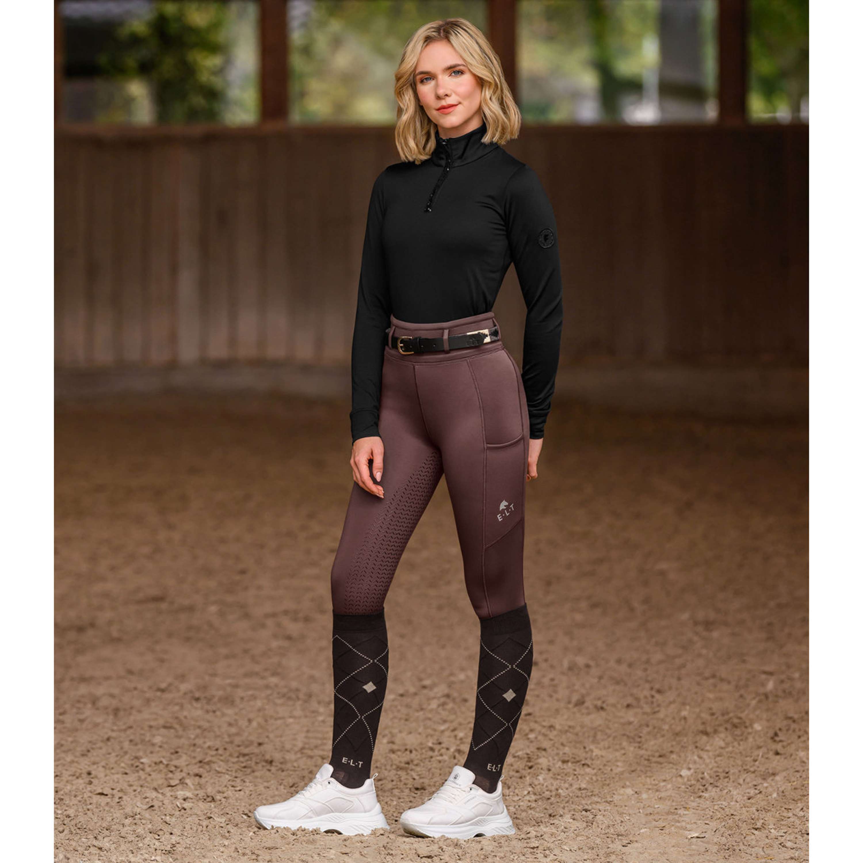 ELT Riding Legging Ella Mahogany