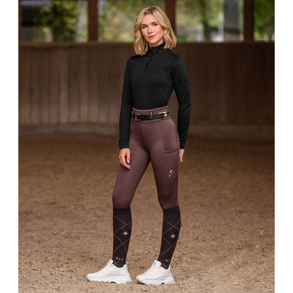 ELT Riding Legging Ella Mahogany