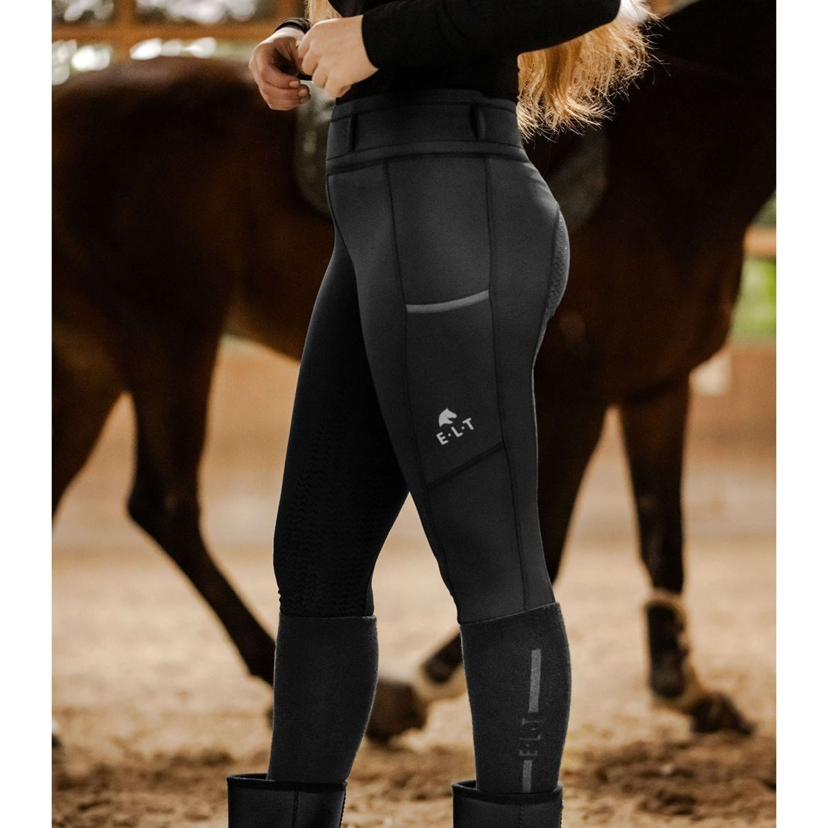 ELT Thermo Riding Leggings Ella Black