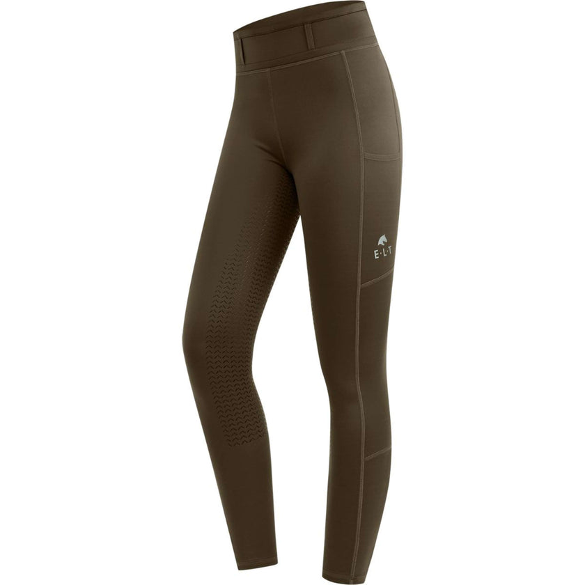 ELT Thermo Riding Leggings Ella Green/Brown