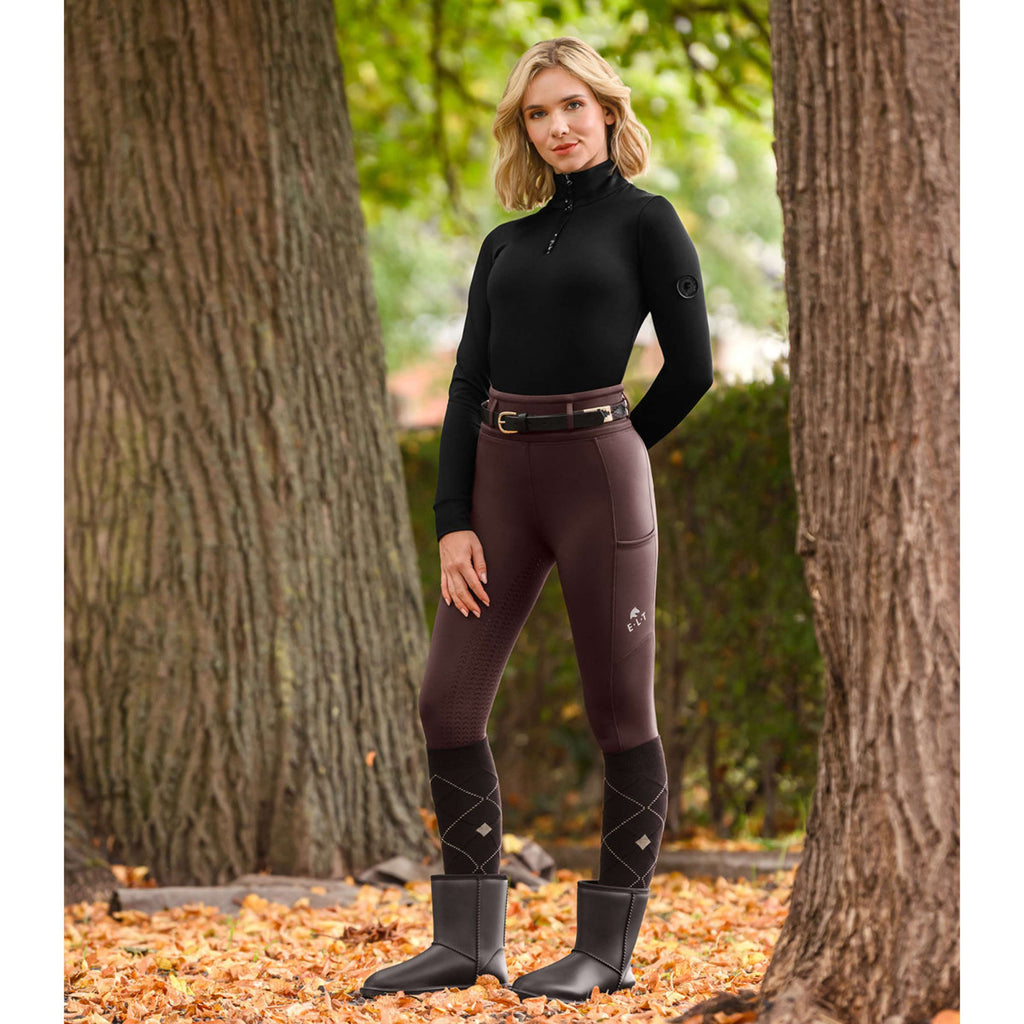 ELT Thermo Riding Leggings Ella Mahogany