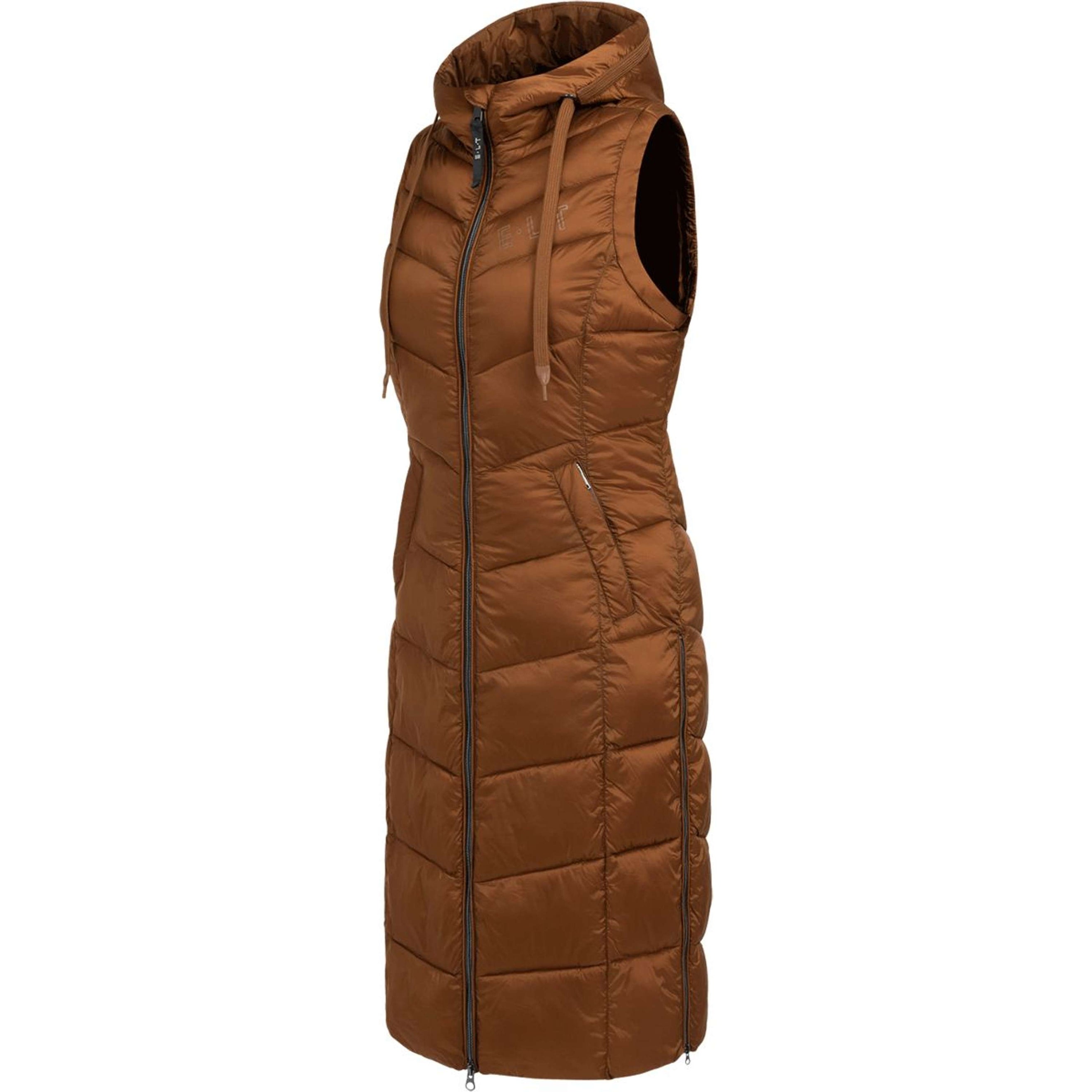 ELT Long Bodywarmer Ostende Cinnamon