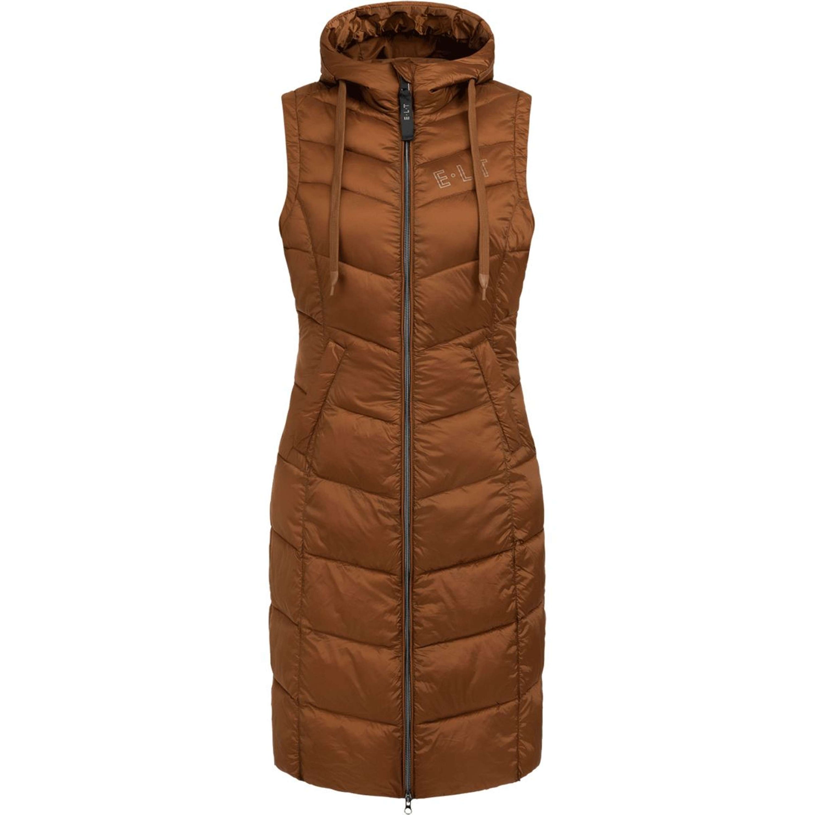 ELT Long Bodywarmer Ostende Cinnamon