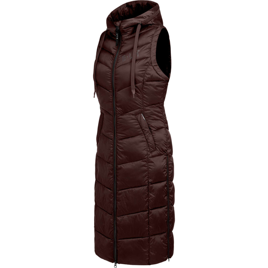 ELT Long Bodywarmer Ostende Mahogany