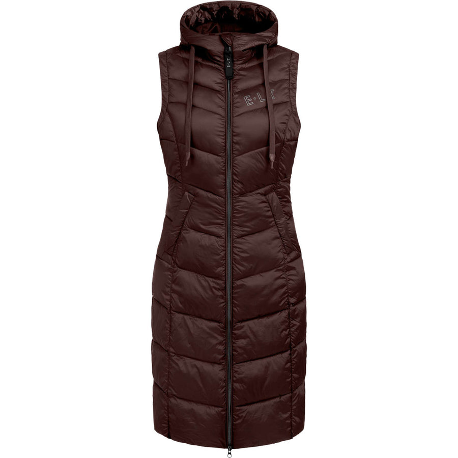 ELT Long Bodywarmer Ostende Mahogany