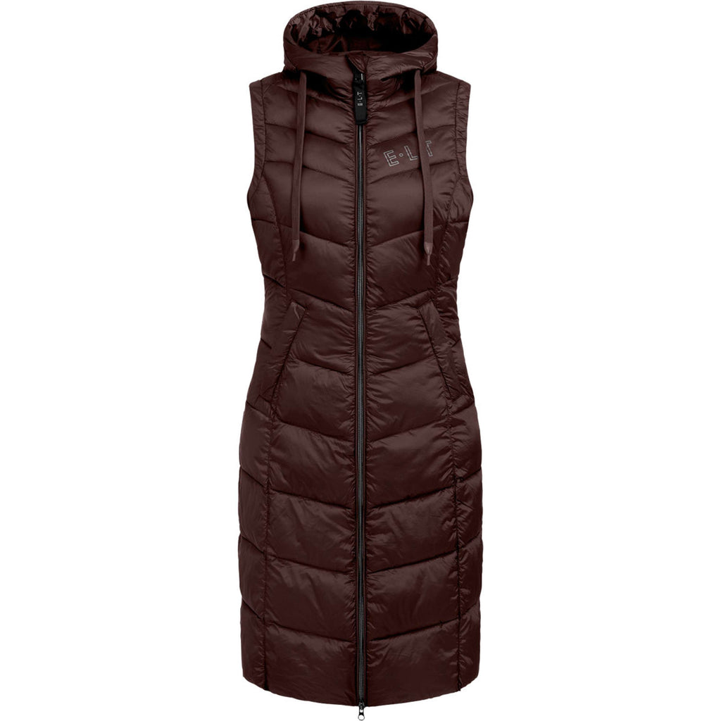ELT Long Bodywarmer Ostende Mahogany