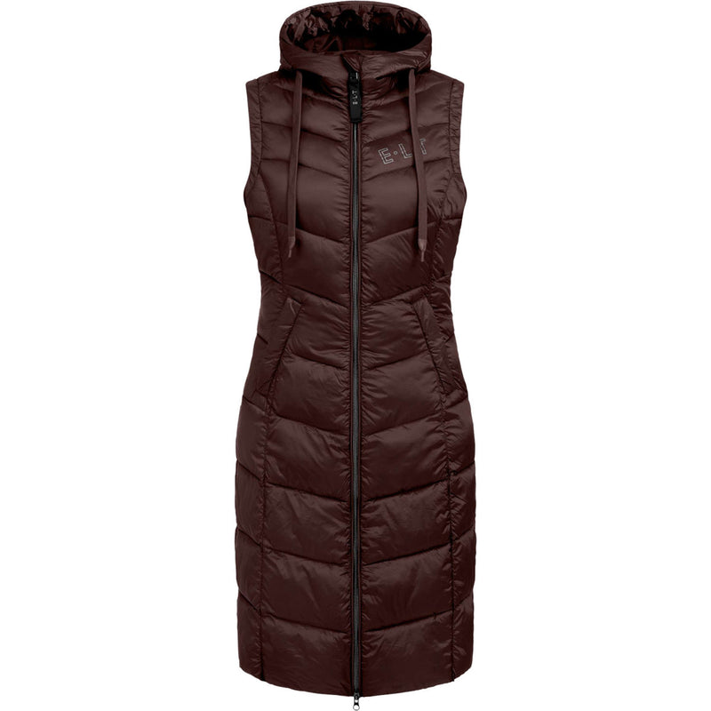 ELT Long Bodywarmer Ostende Mahogany