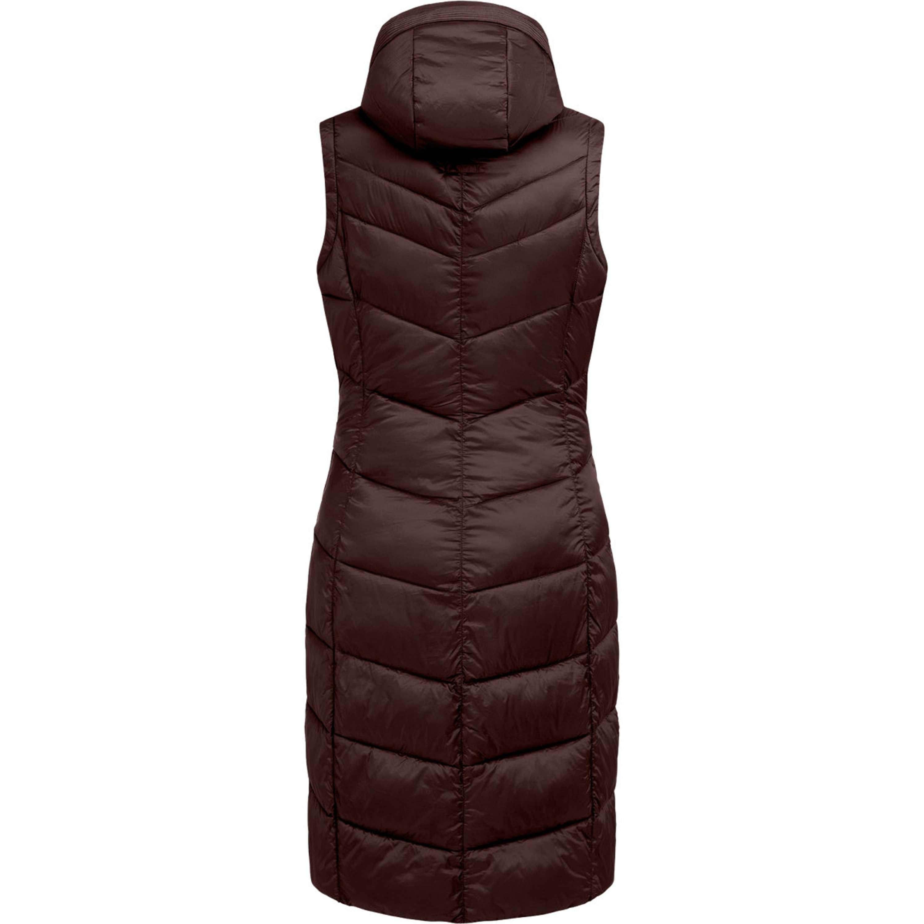 ELT Long Bodywarmer Ostende Mahogany