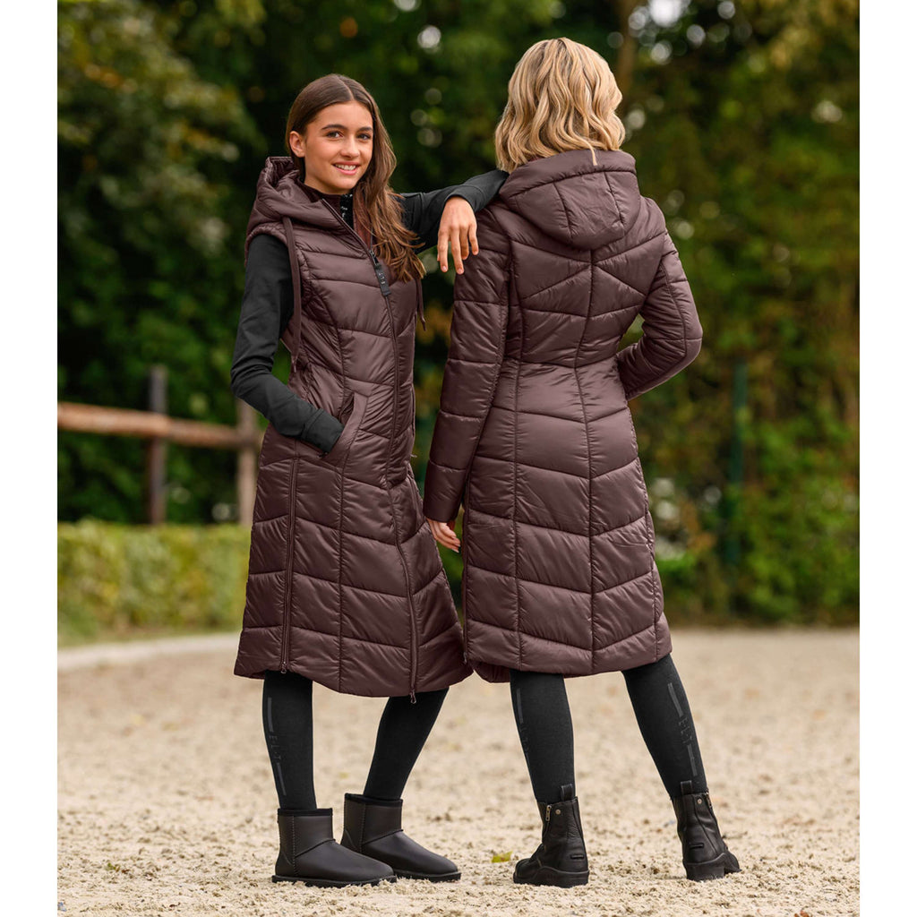 ELT Long Bodywarmer Ostende Mahogany