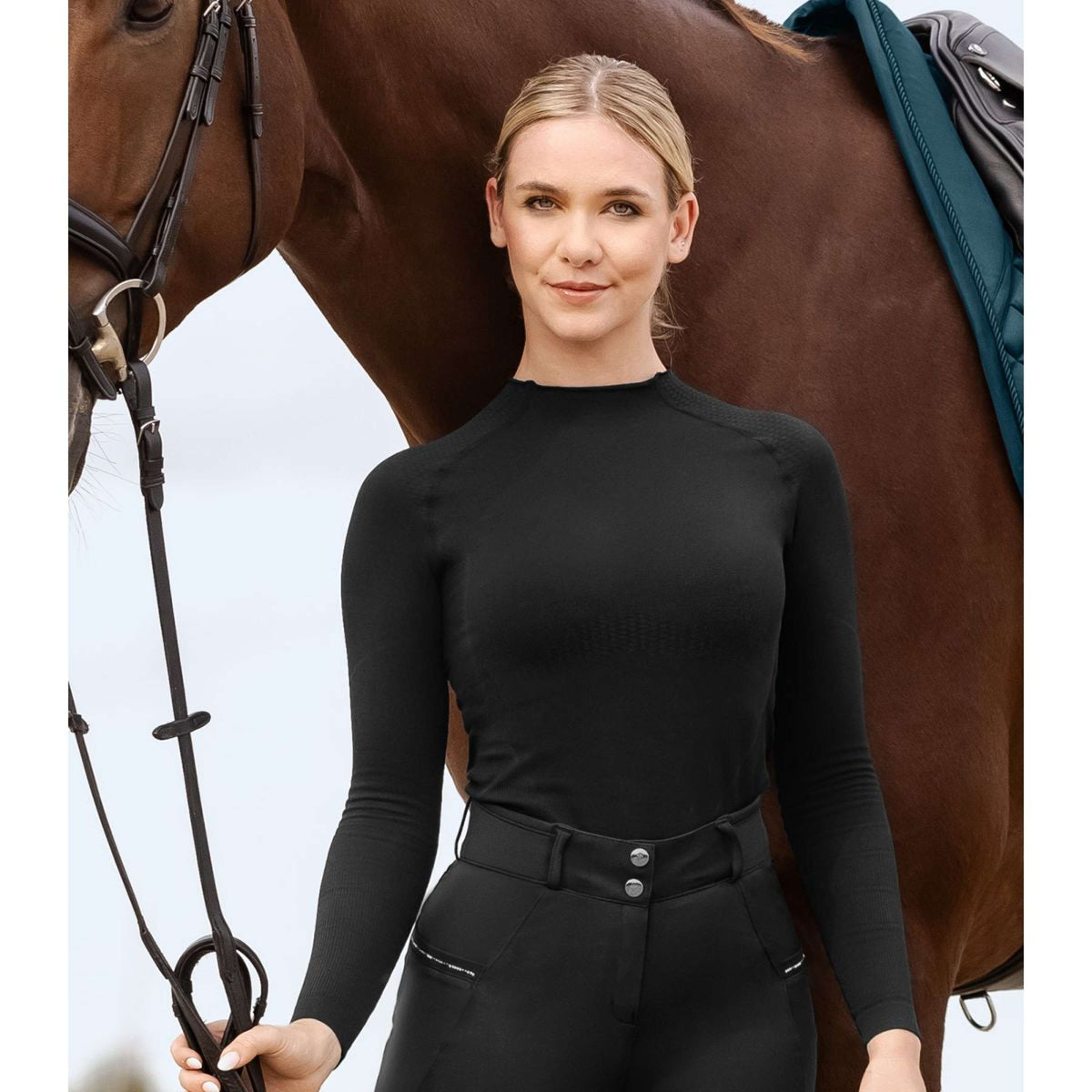 ELT Shirt Functional Richmond Long Sleeves Black