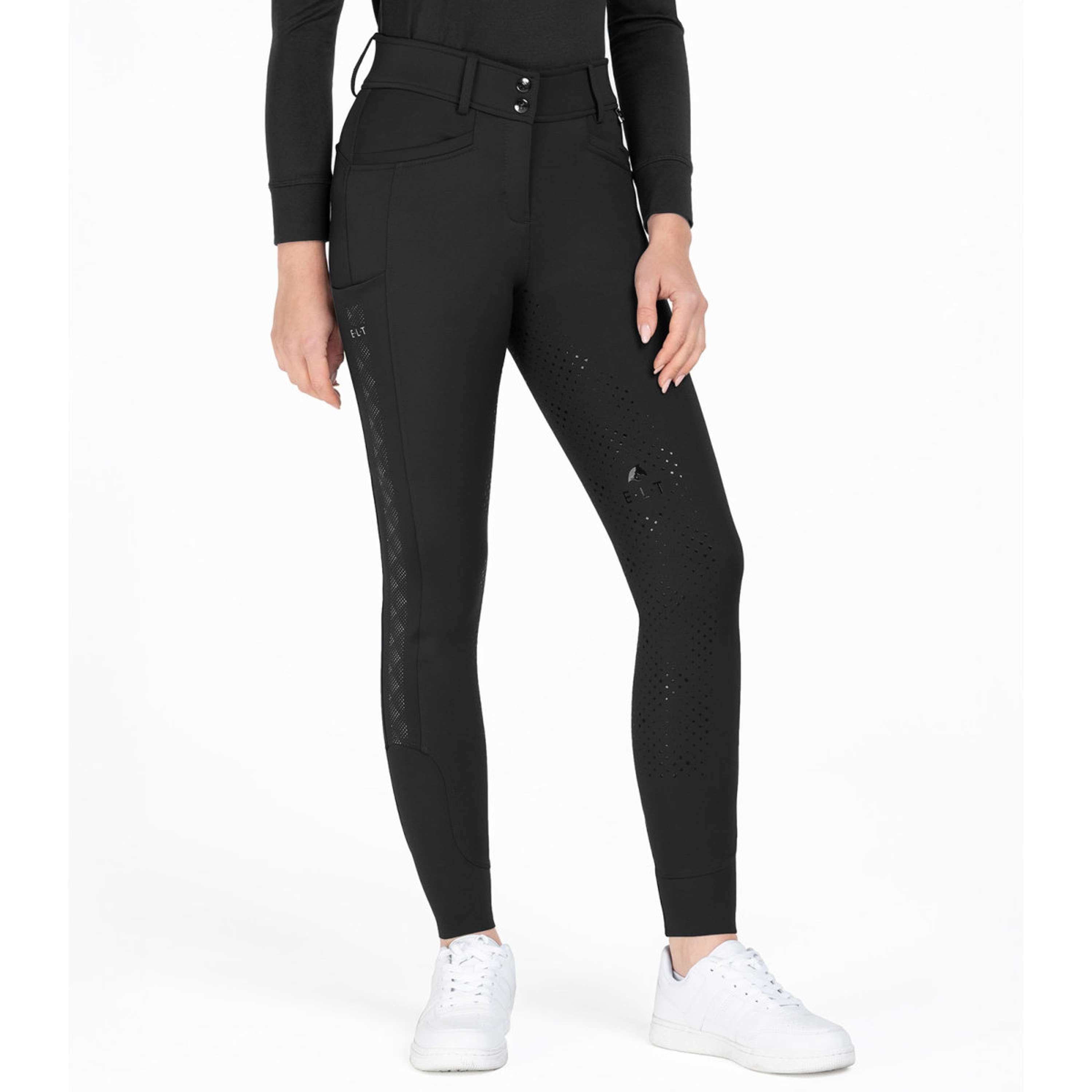 ELT Breeches Reflective Full Grip Black