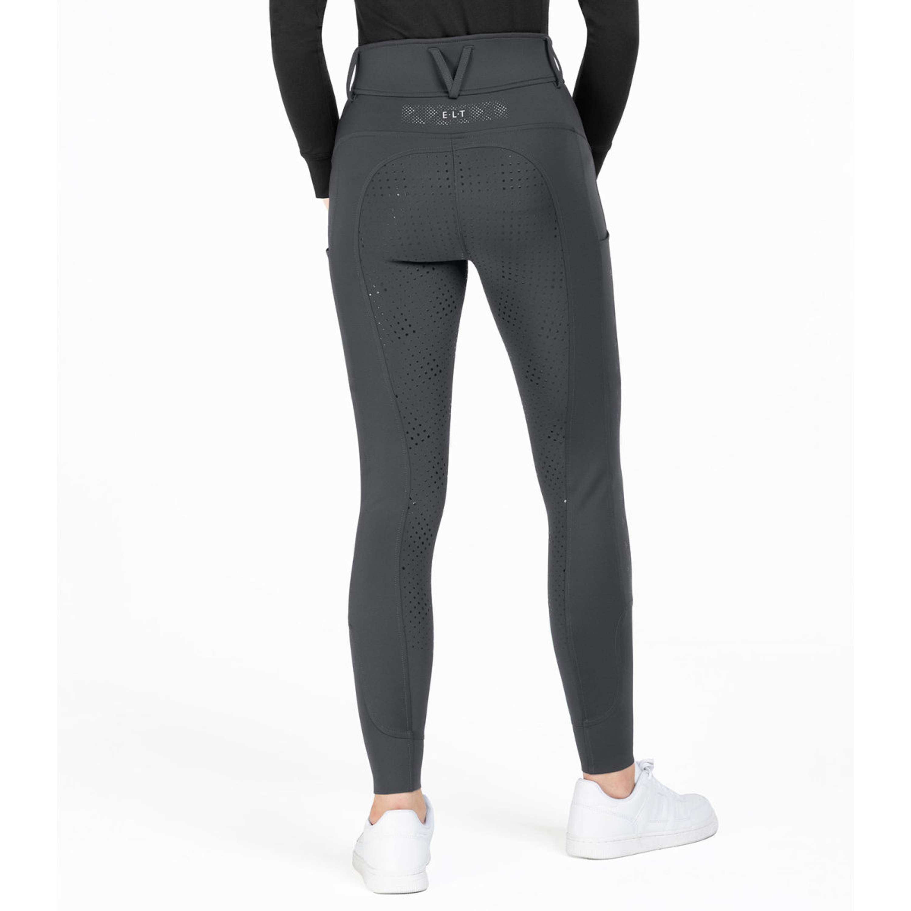 ELT Breeches Reflective Full Grip Asphalt