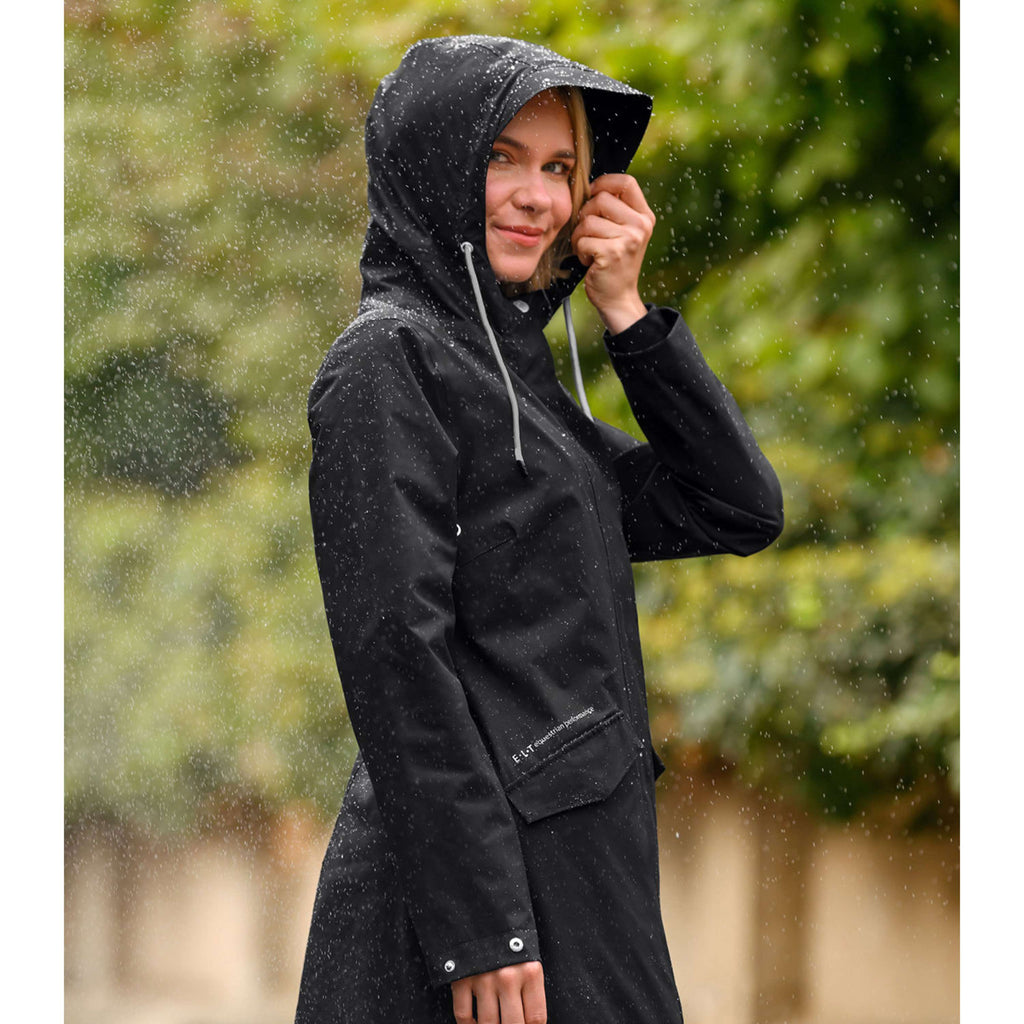 ELT Long Raincoat Performance Black