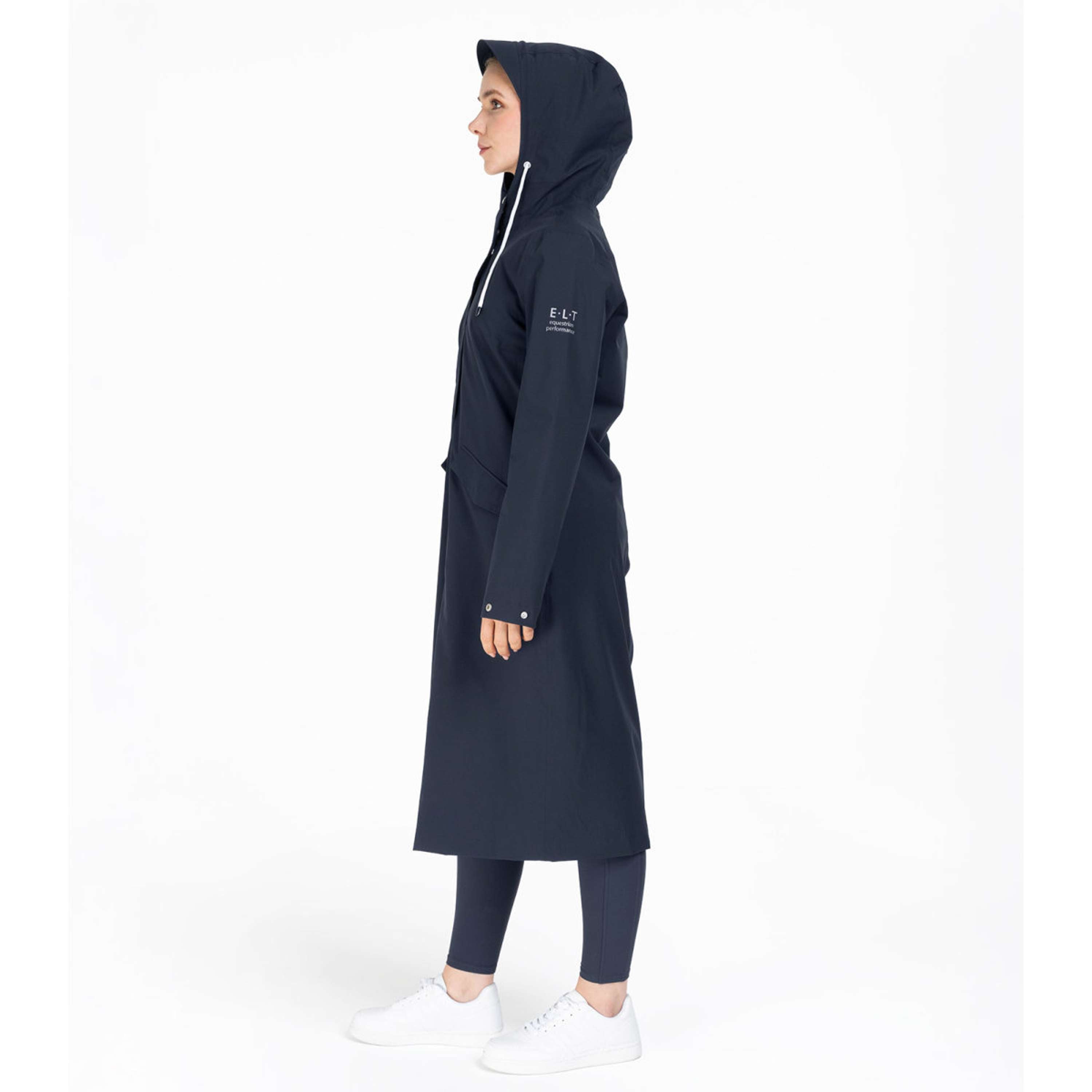 ELT Long Raincoat Performance Deepblue