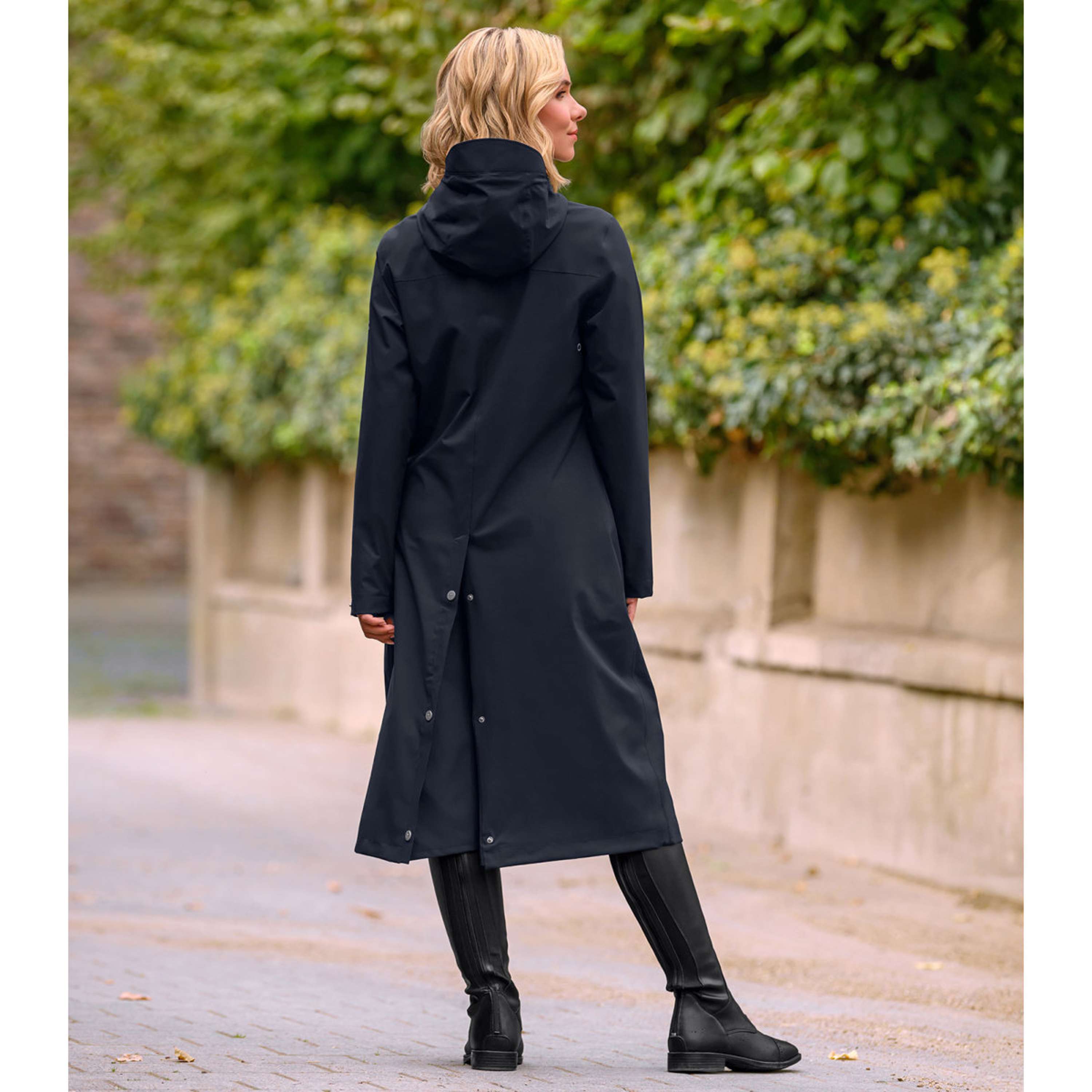 ELT Long Raincoat Performance Deepblue