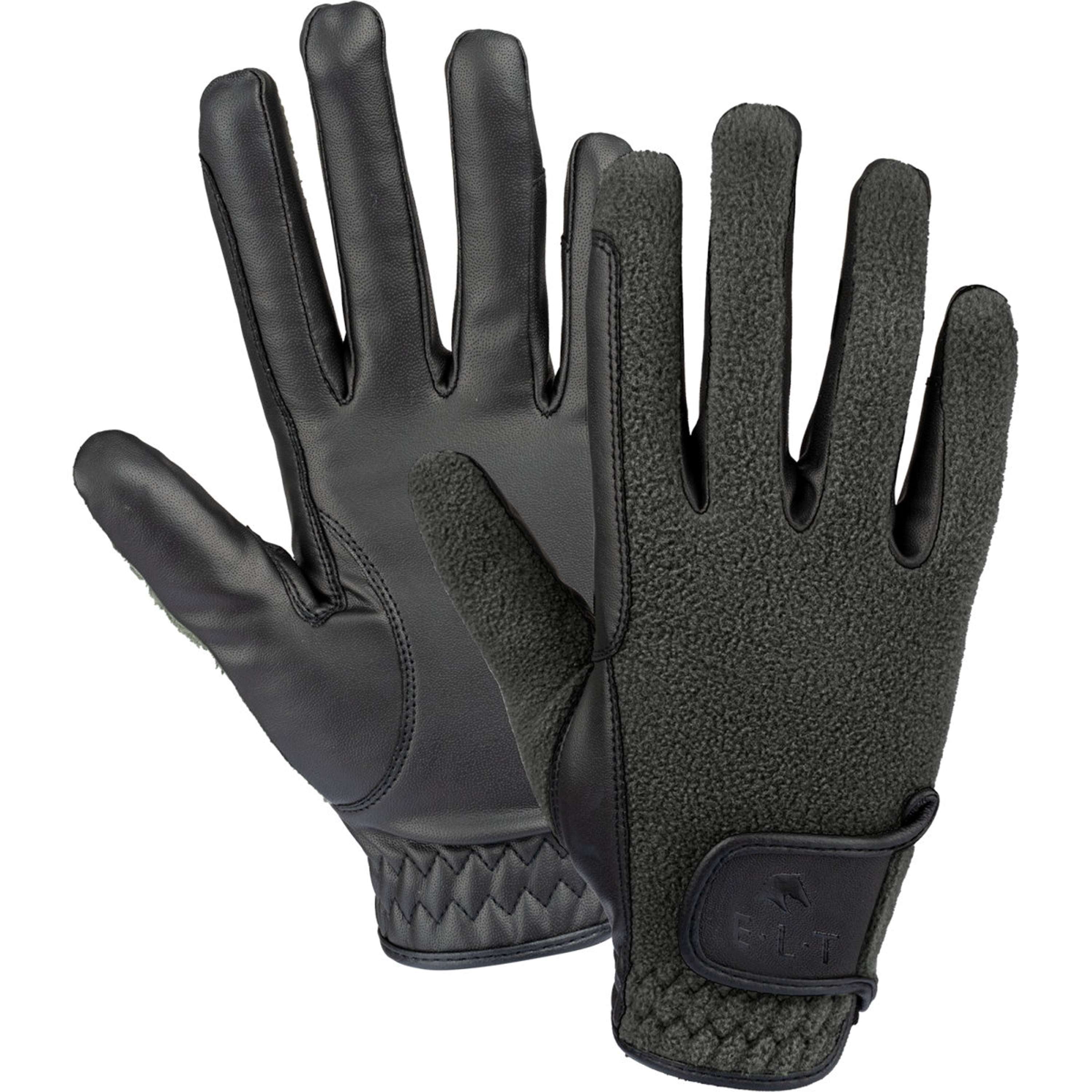 ELT Riding Gloves Winter Fleece Black