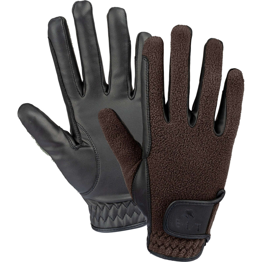 ELT Riding Gloves Winter Fleece Espresso