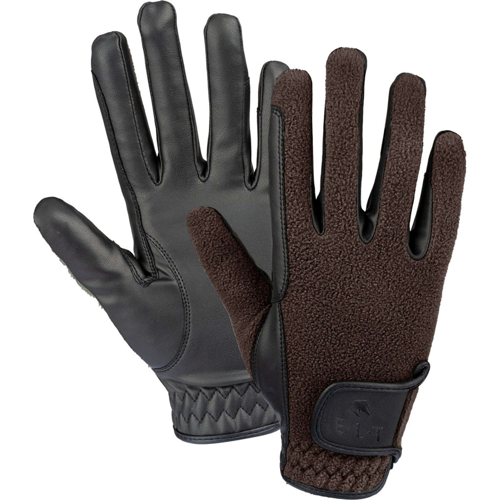 ELT Riding Gloves Winter Fleece Espresso