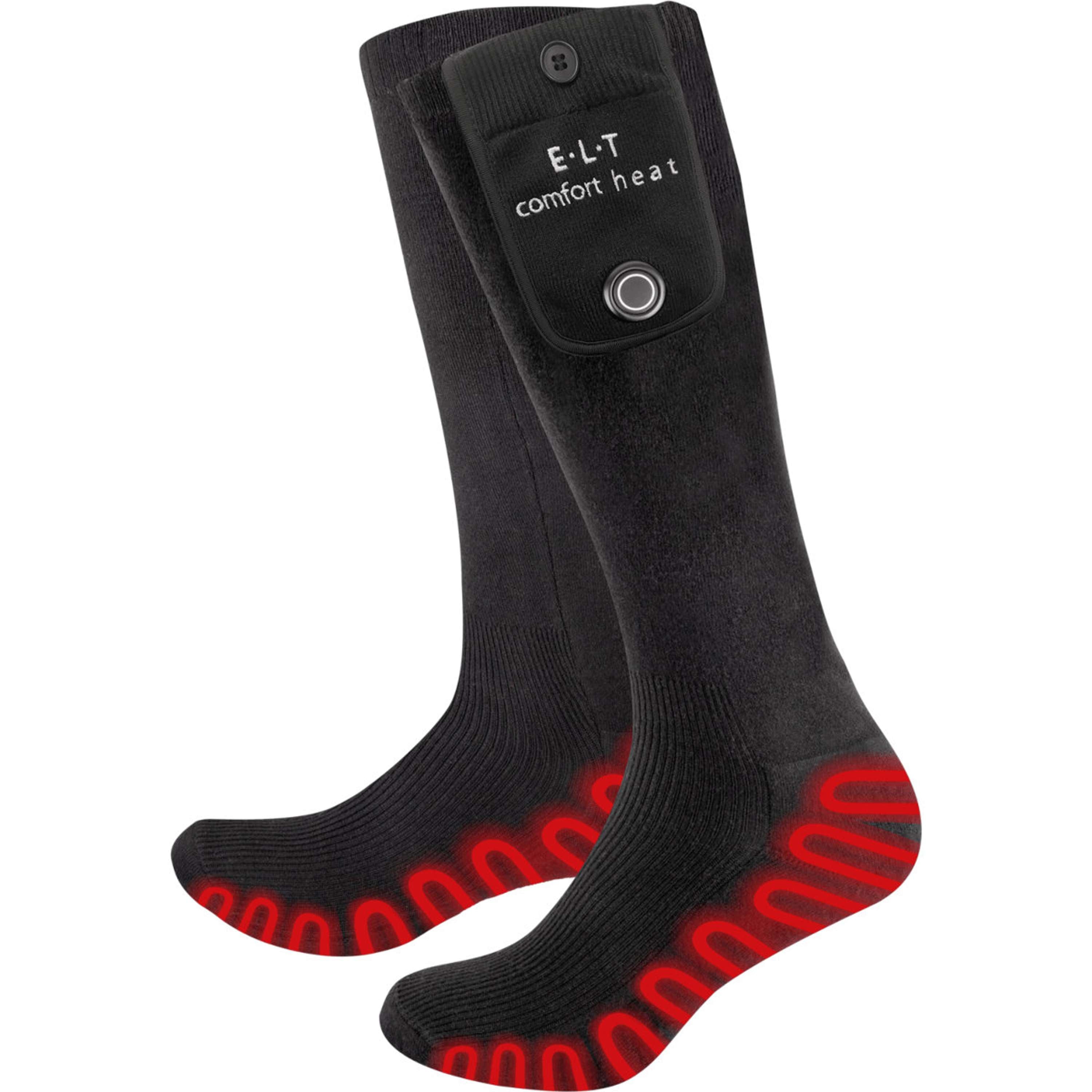 ELT Heated Socks Comfort Heat Black