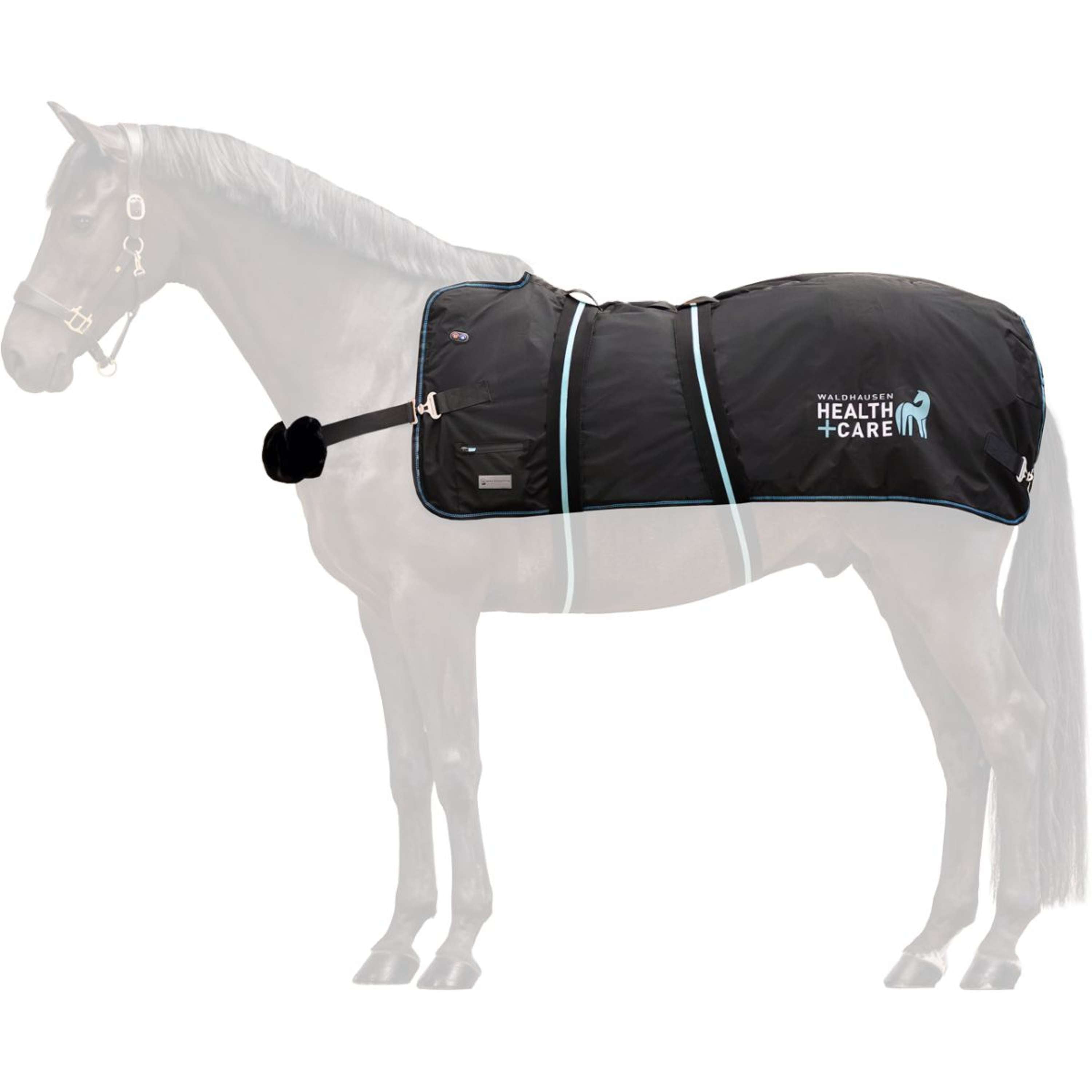 Waldhausen Heating and Massage Blanket TecSupreme Black