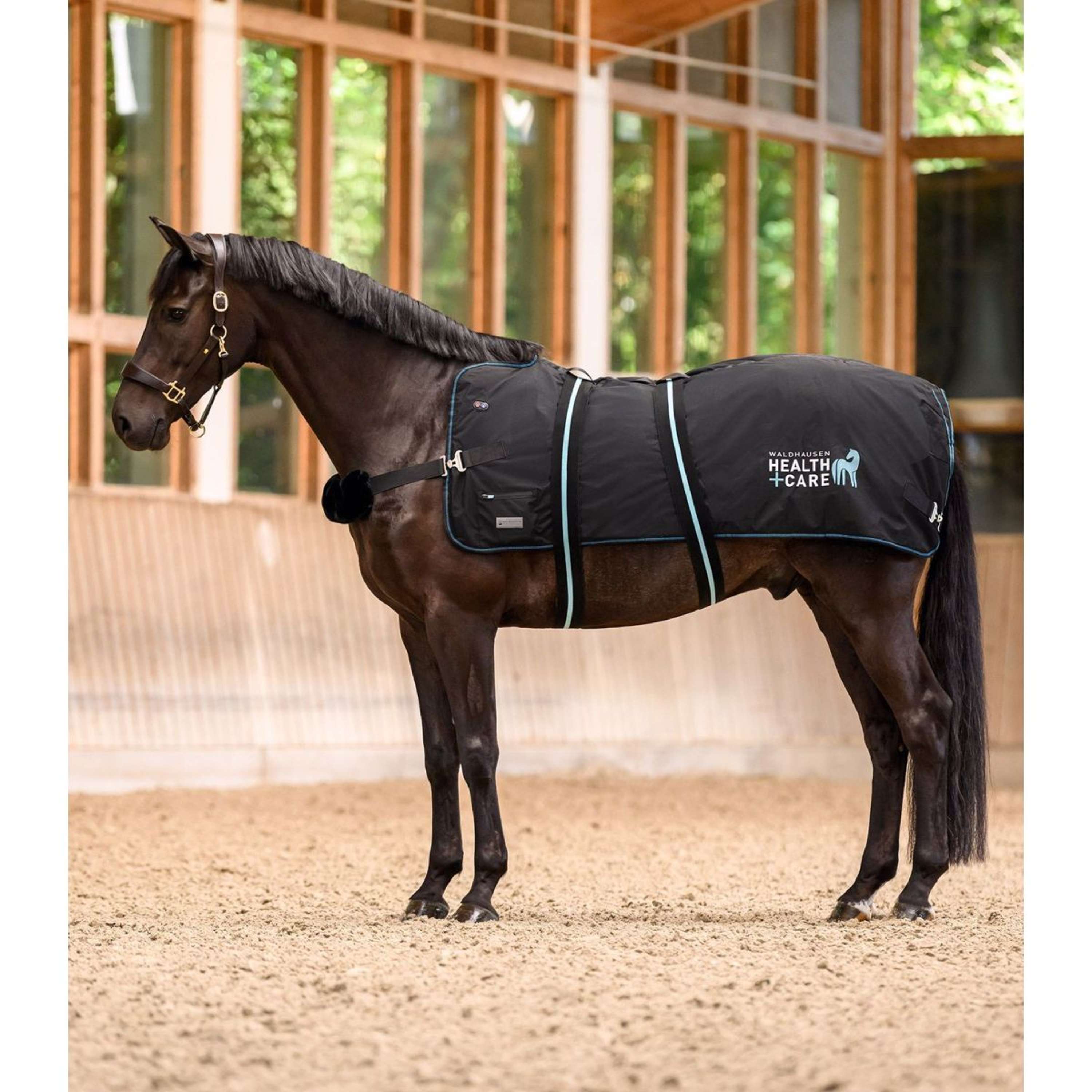 Waldhausen Heating and Massage Blanket TecSupreme Black