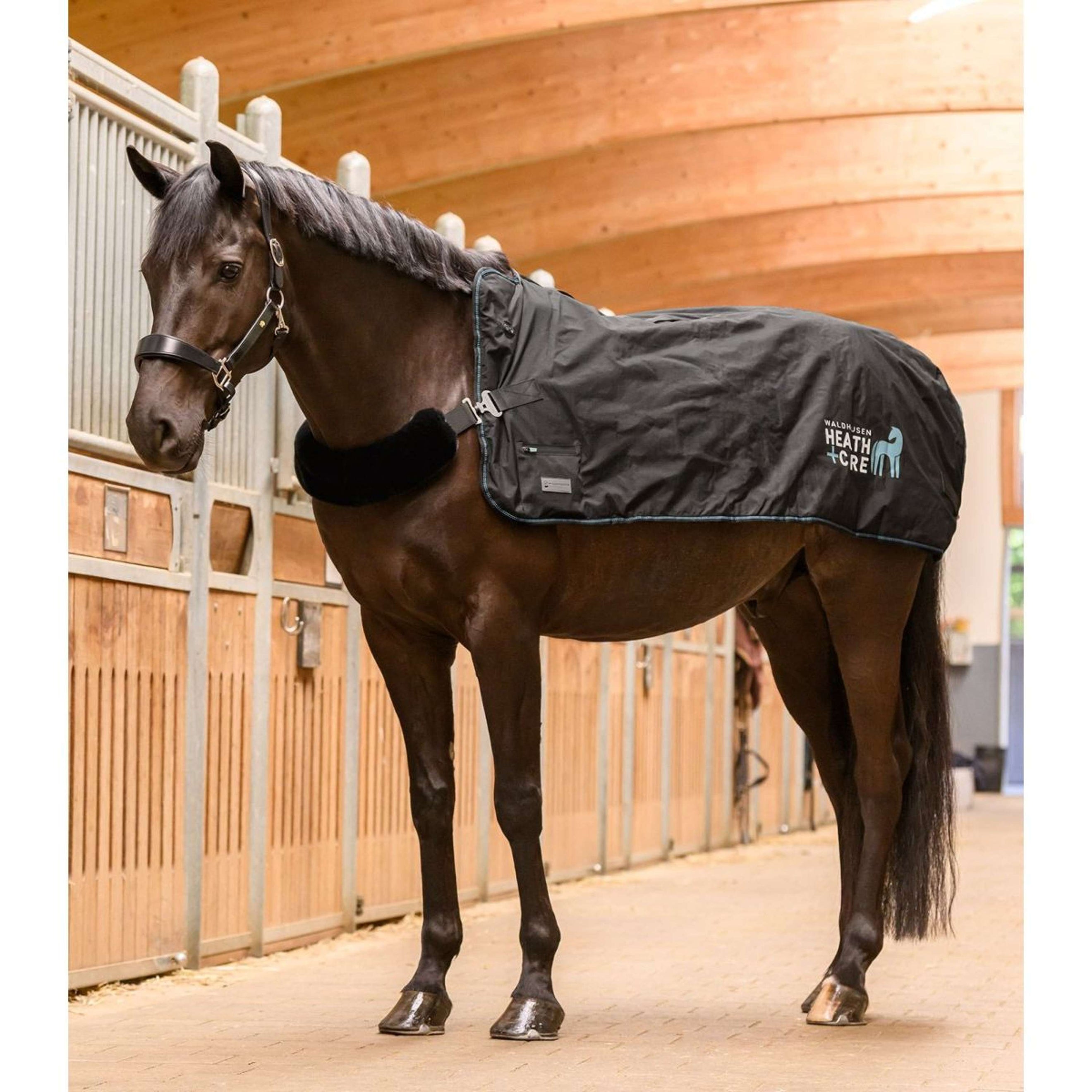 Waldhausen Heating and Massage Blanket TecSupreme Black