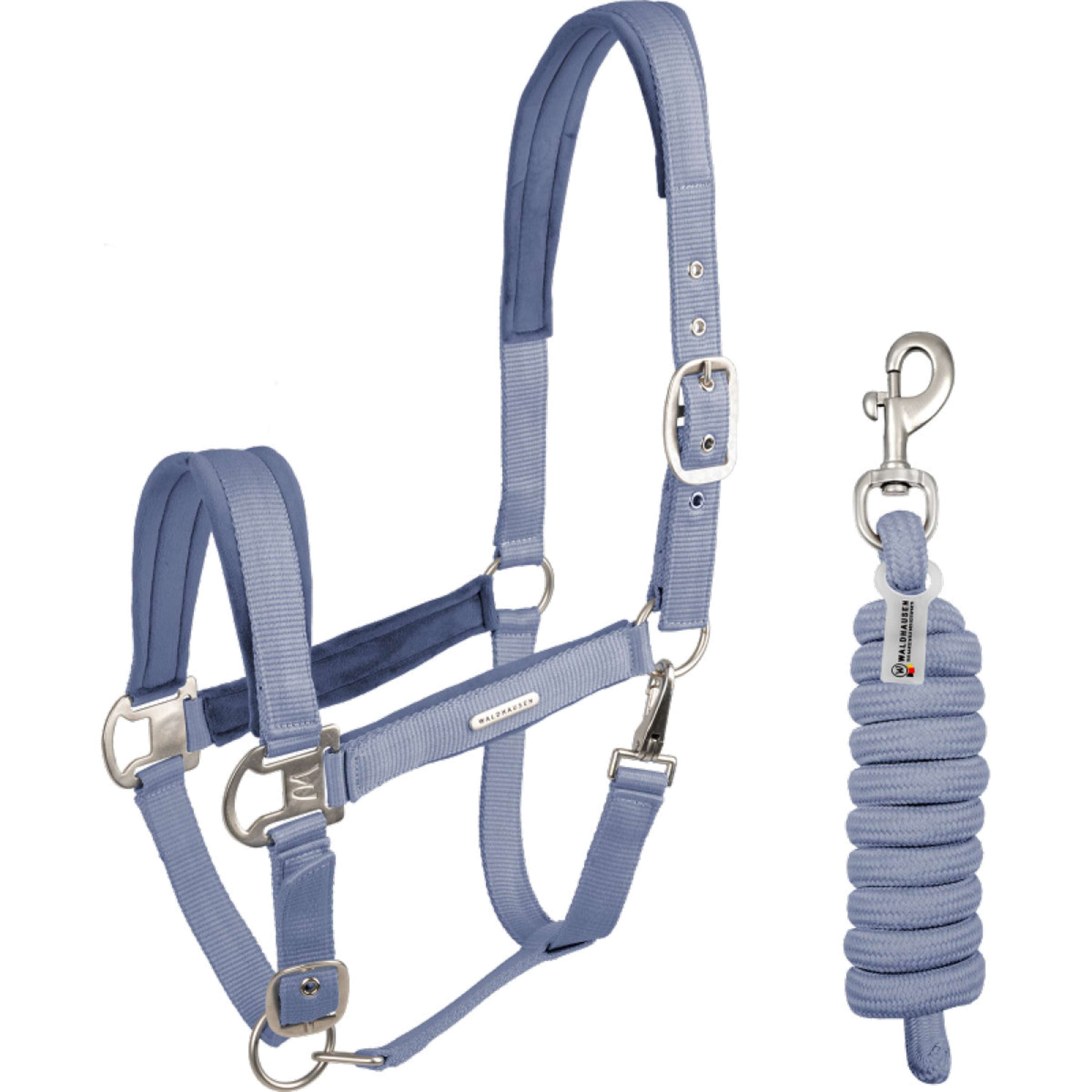Waldhausen Halter Set Velvet Ocean Blue