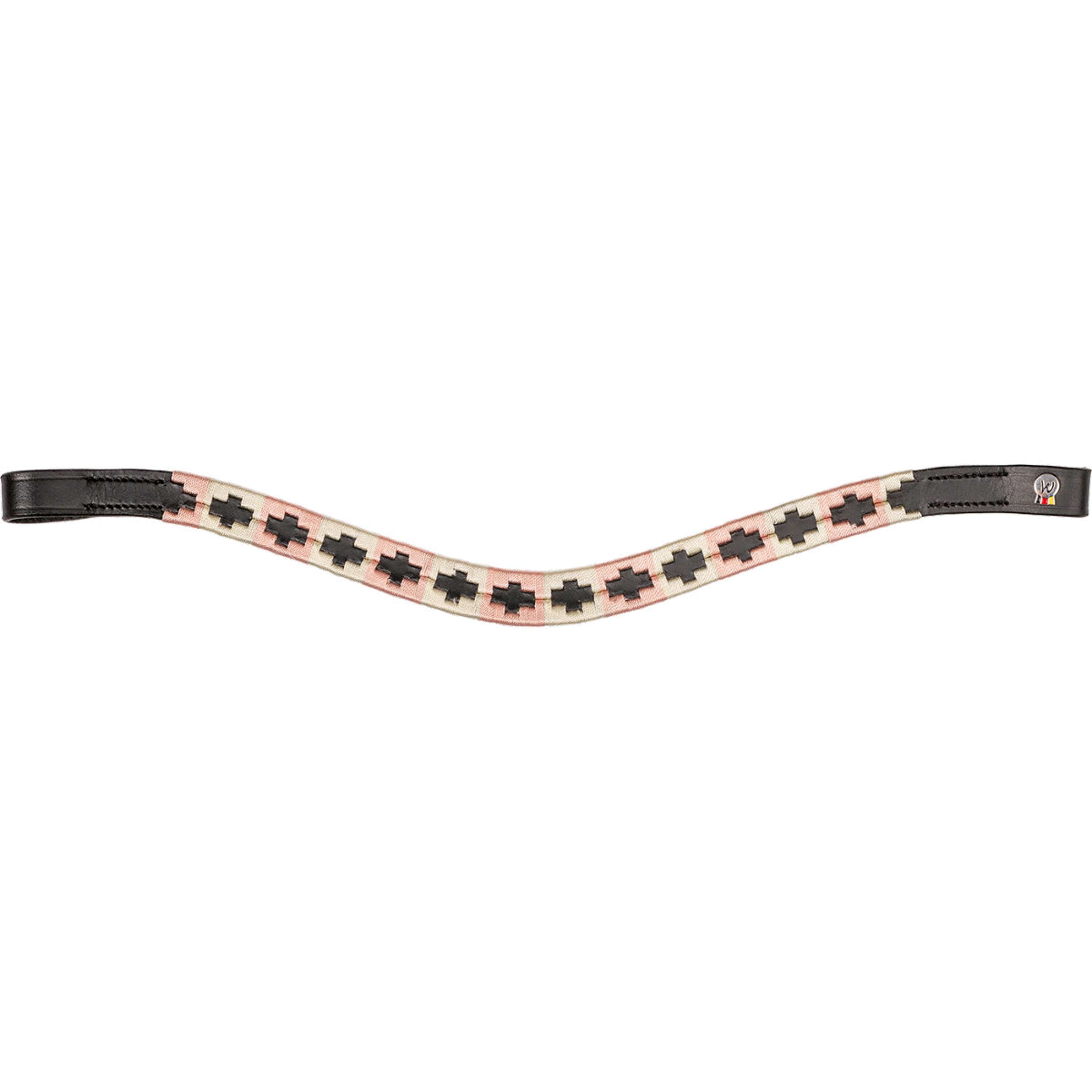 Waldhausen Browband X-Line Polo Black/Pink/Beige