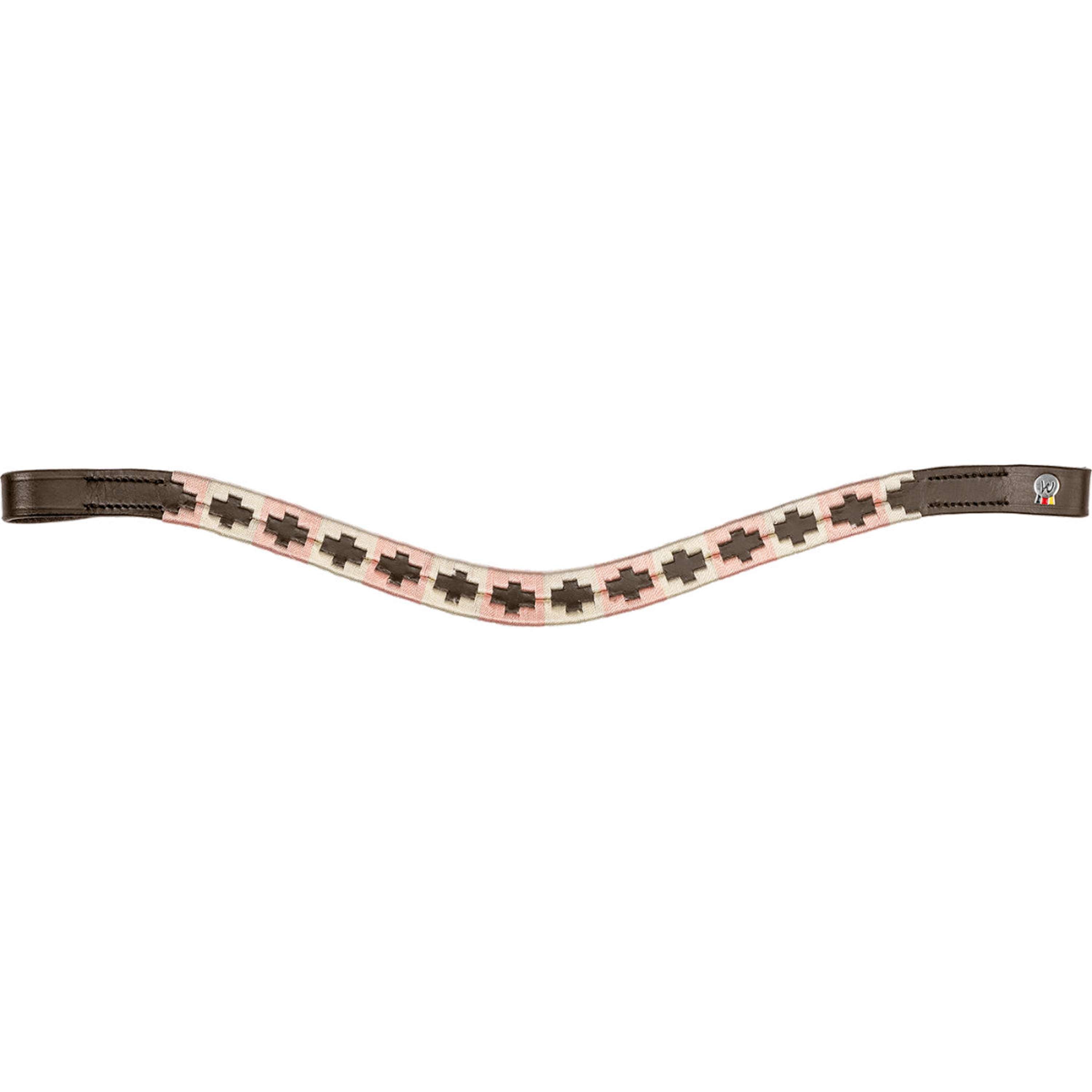 Waldhausen Browband X-Line Polo Brown/Pink/Beige