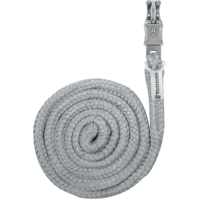 Waldhausen Lead Rope Plus with a Panic Snap Chrome Grey