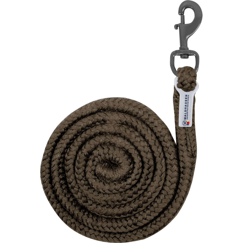 Waldhausen Lead Rope Plus with Carabiner Green/Brown Waldhausen Lead Rope Plus with Carabiner Green/Brown