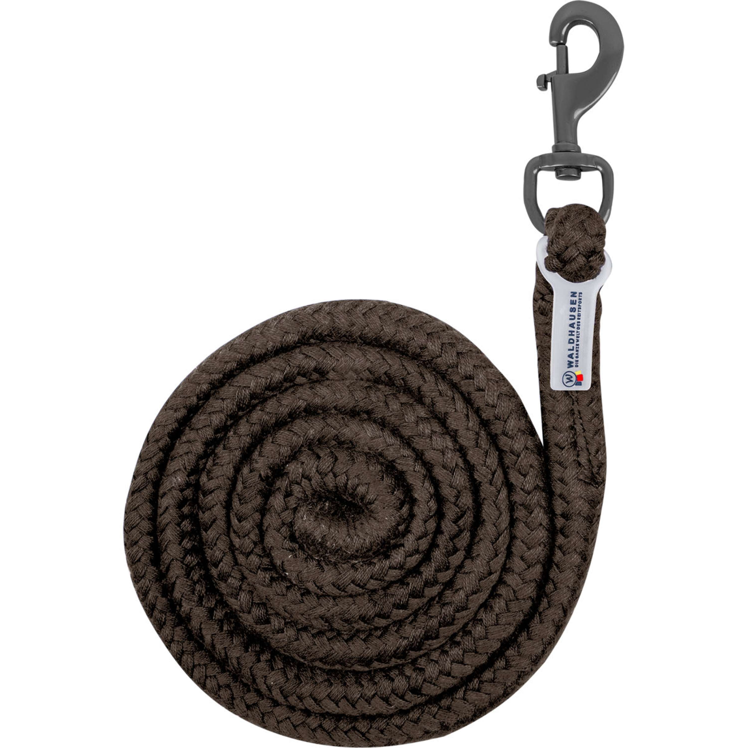 Waldhausen Lead Rope Plus with Carabiner Espresso