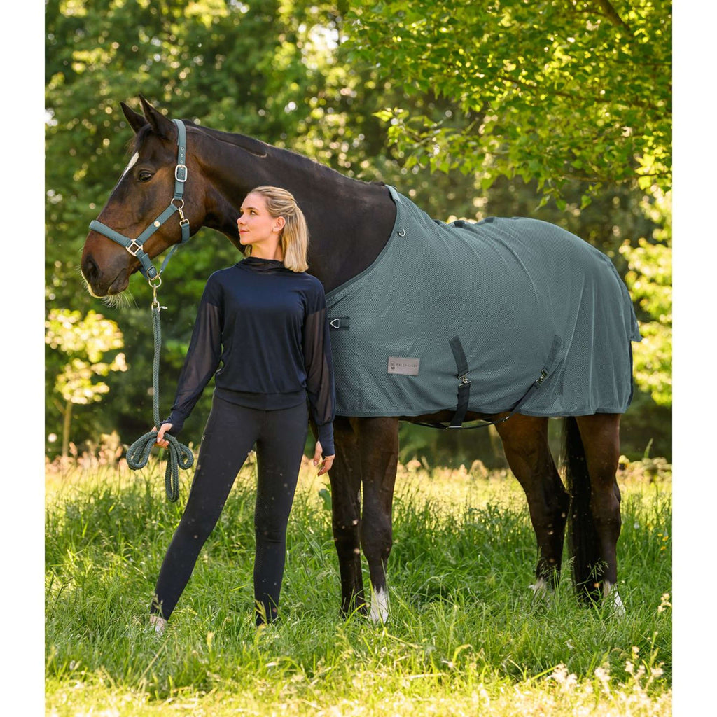 Waldhausen Fly Rug Comfort Cross surcingles Pine Green
