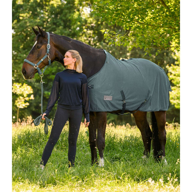 Waldhausen Fly Rug Comfort Cross surcingles Pine Green