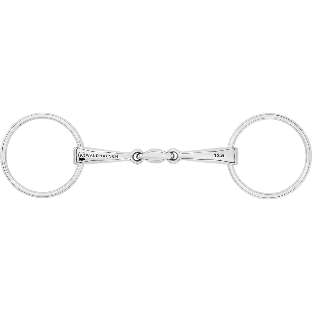 Waldhausen Loose Ring Snaffle lock-up 14mm Double Jointed