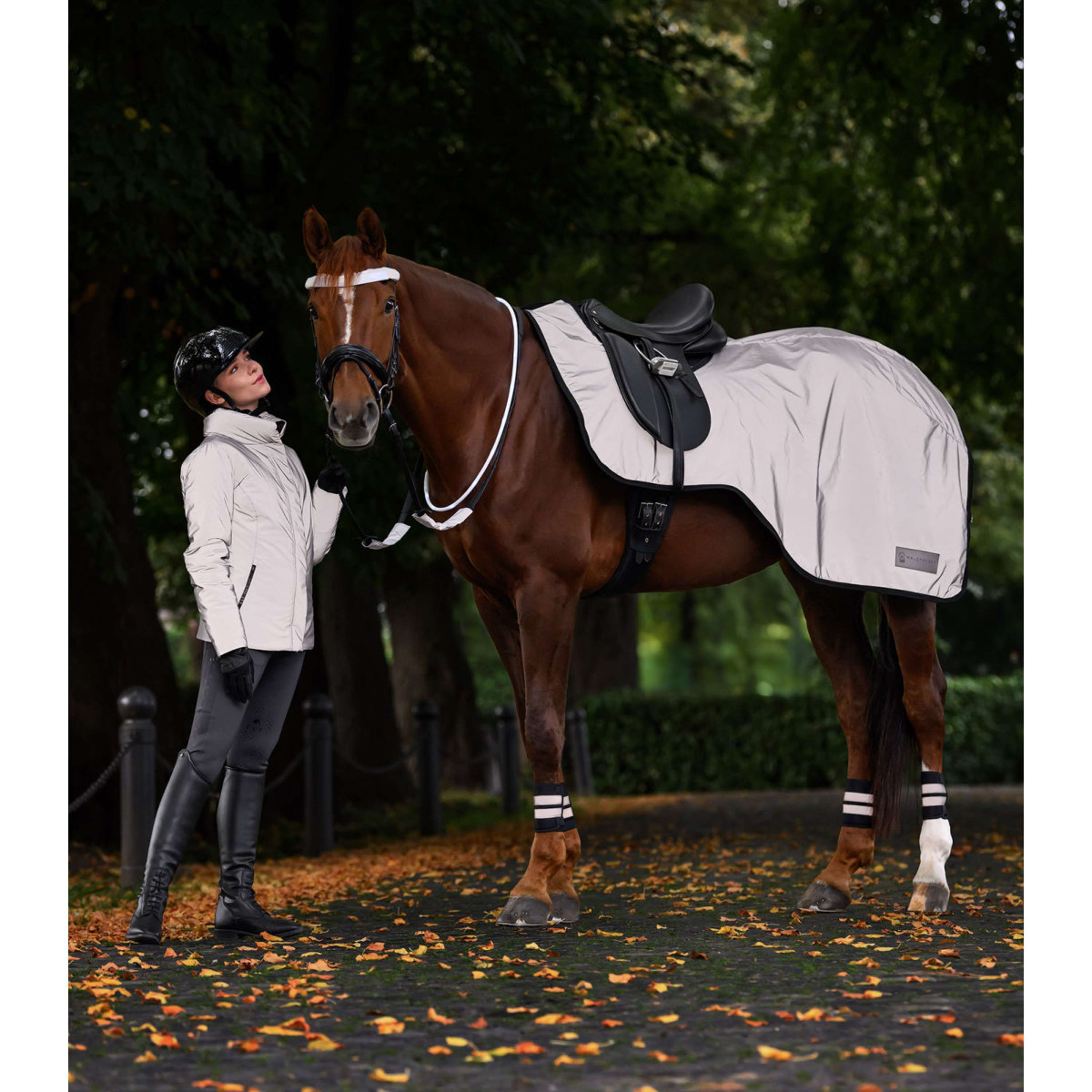 Waldhausen Exercise Rug Reflex Silver Grey