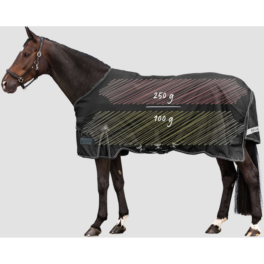 Waldhausen Outdoor Rug Scandic Multi-Layer 100/250g Black Waldhausen Outdoor Rug Scandic Multi-Layer 100/250g Black