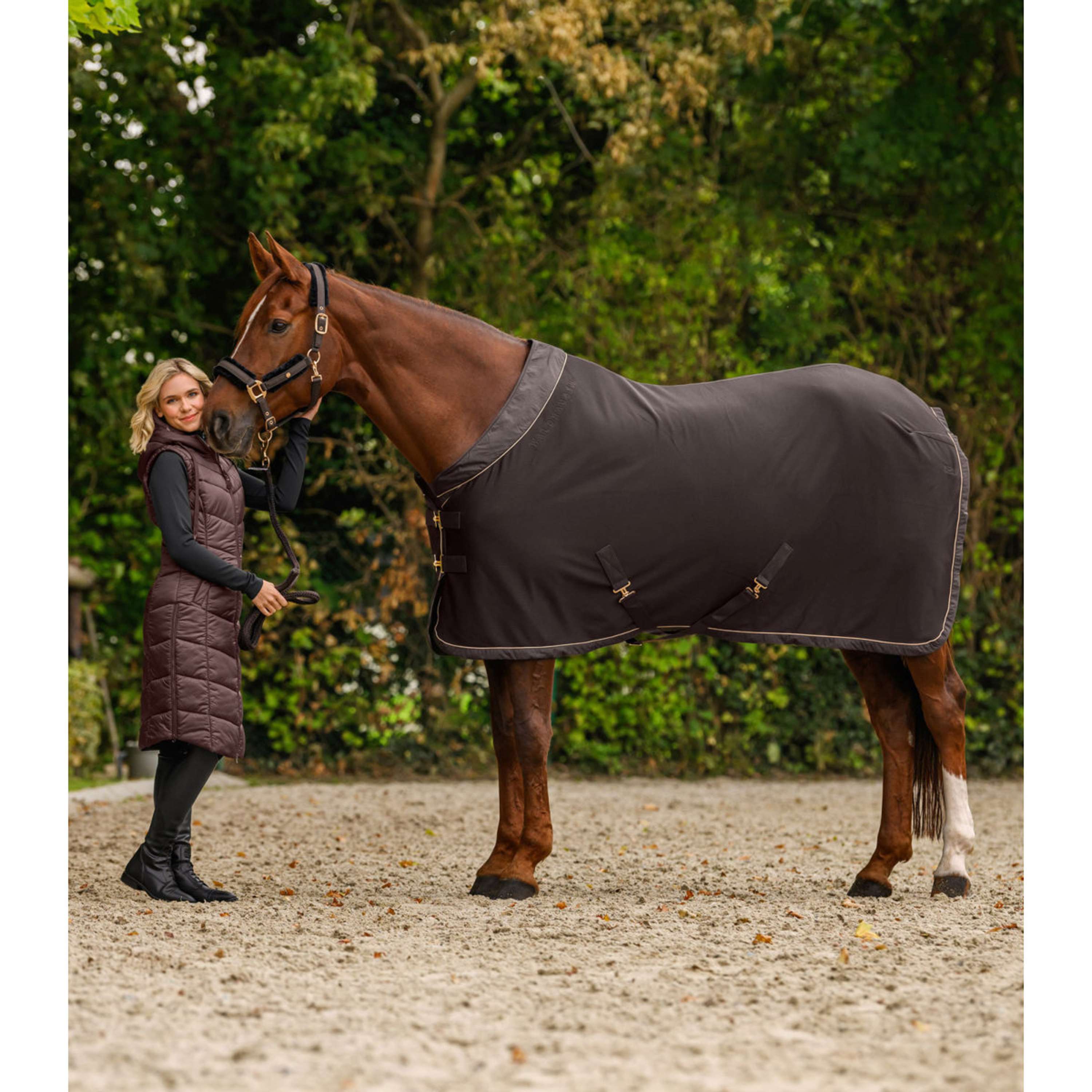 Waldhausen Fleece Rug Phoenix Jersey Espresso