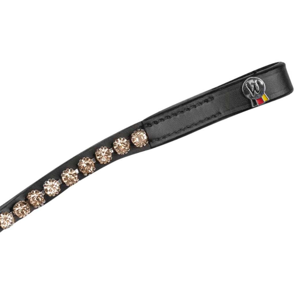 Waldhausen Browband X-Line Glam Black Peach
