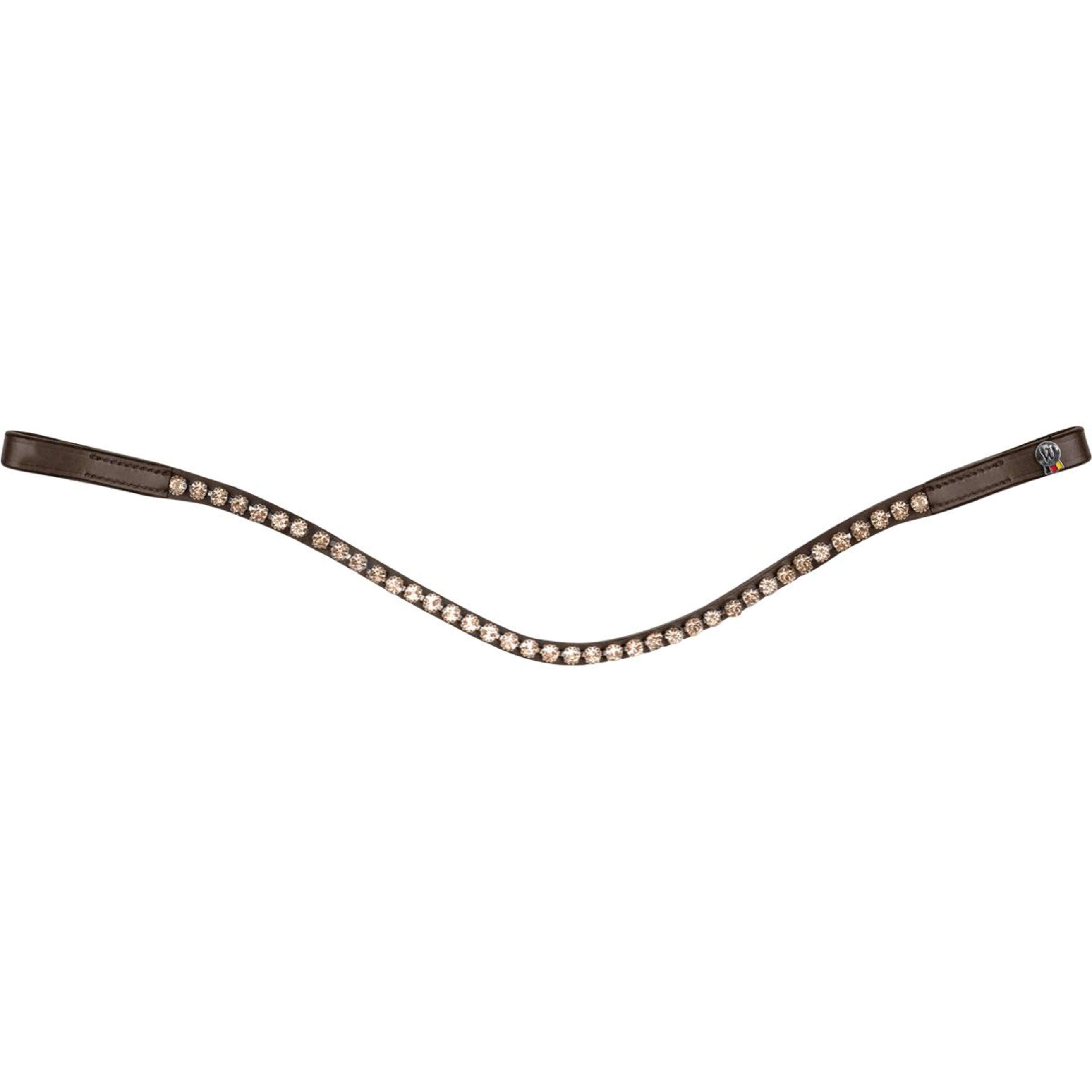 Waldhausen Browband X-Line Glam Brown Peach