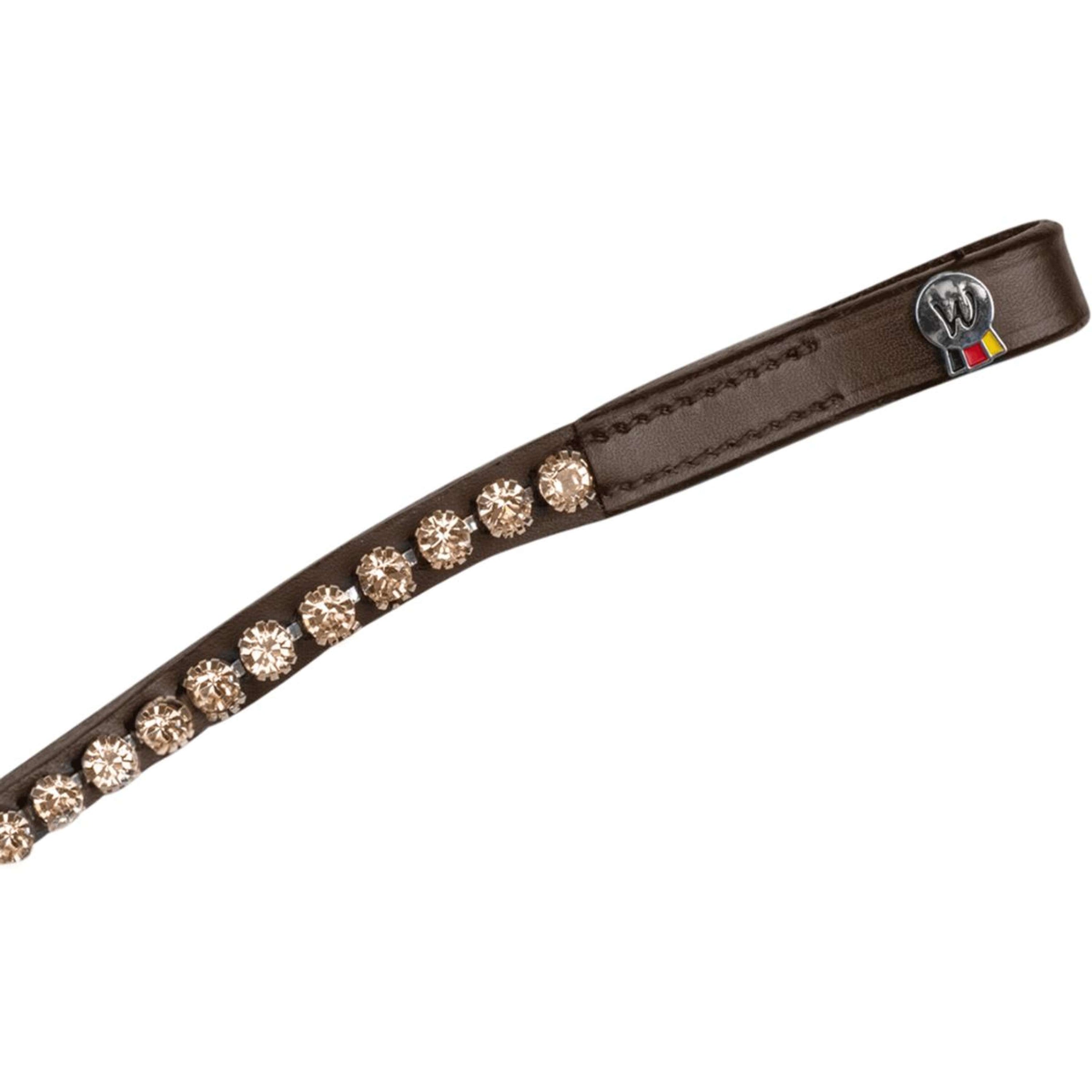 Waldhausen Browband X-Line Glam Brown Peach