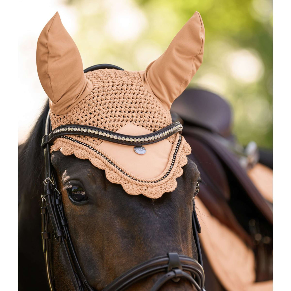 Waldhausen Browband X-Line Glam Brown Peach