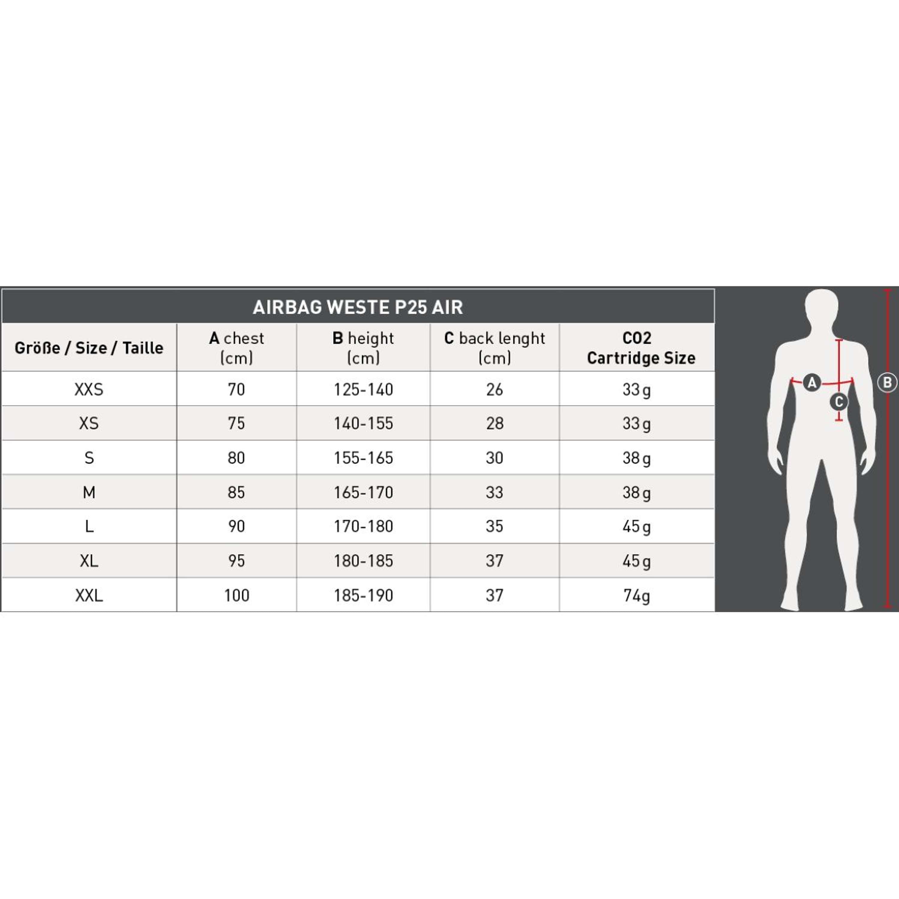 Swing Airbag Jacket P25 AIR Black