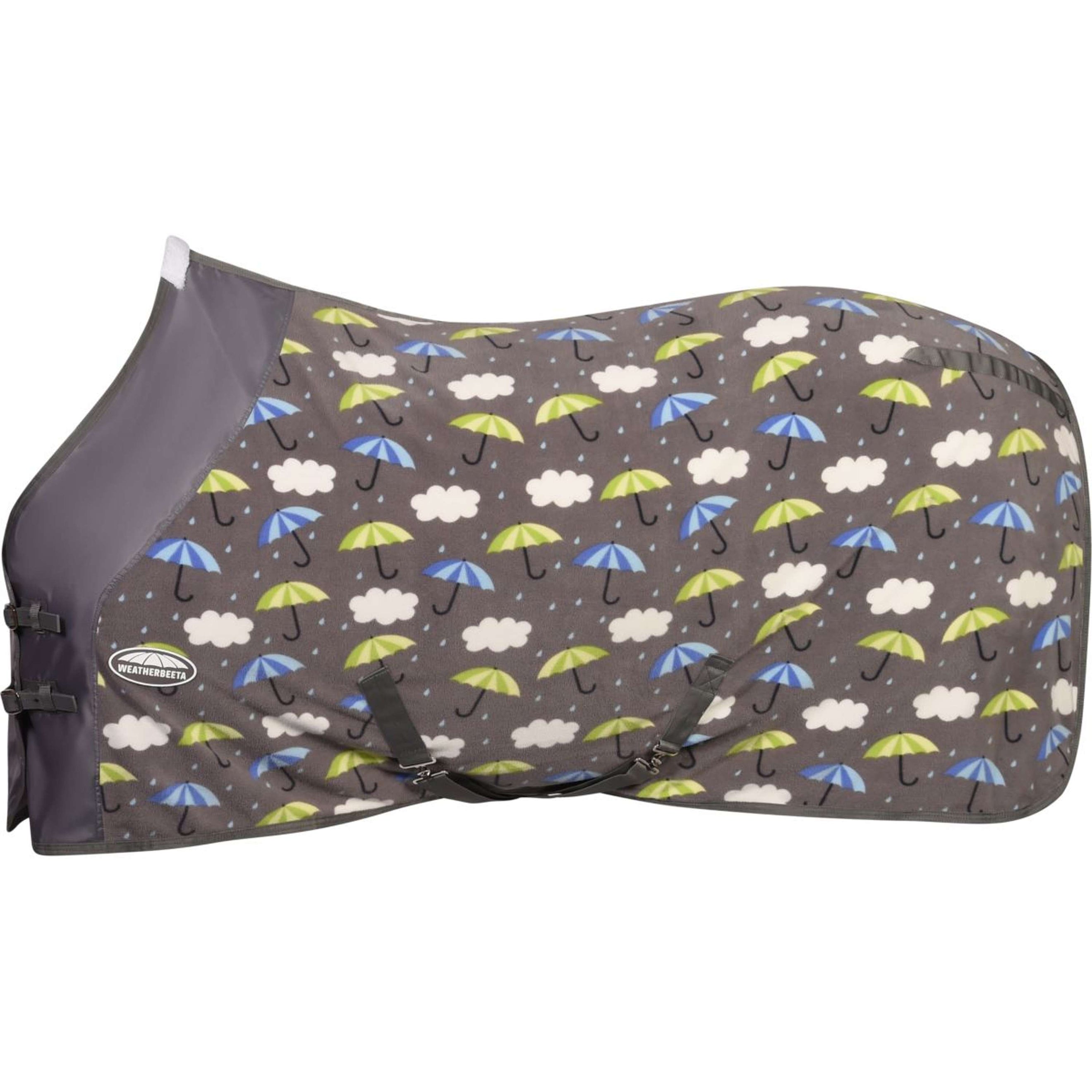 Weatherbeeta Fleece Rug Cooler Standard Neck Umbrella Print