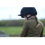 Dublin Competition Jacket Albany Tweed Suede Collar Tailored Kids Brown Green